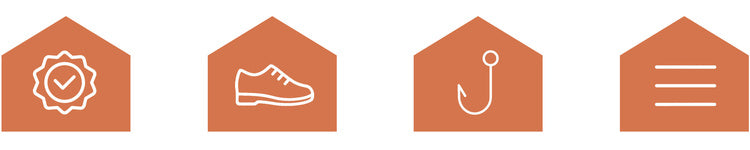 Standing Shelf with Hanger – Metal Frame, 4 Shelves, 5 Hooks