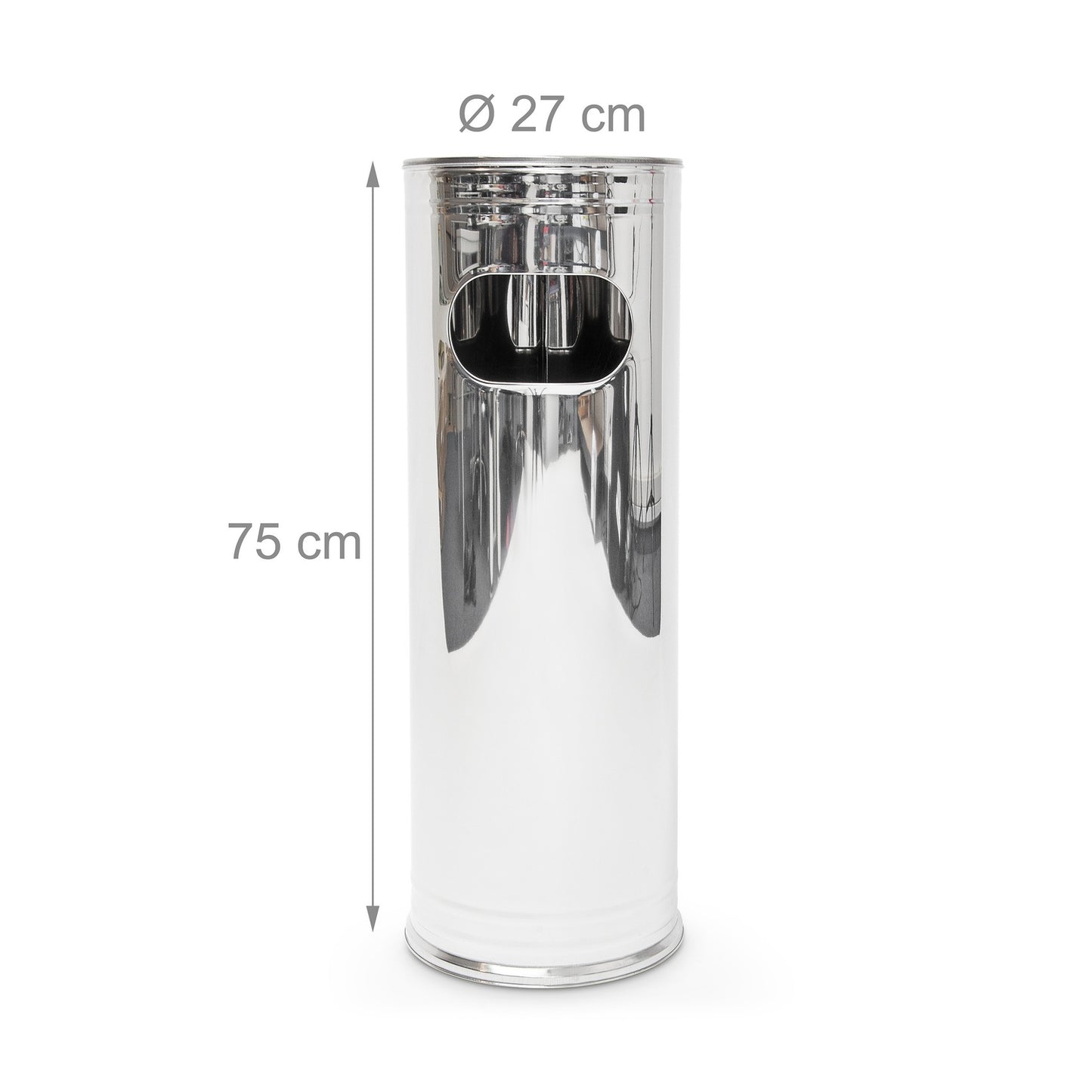 Standing ashtray outdoors 75 cm