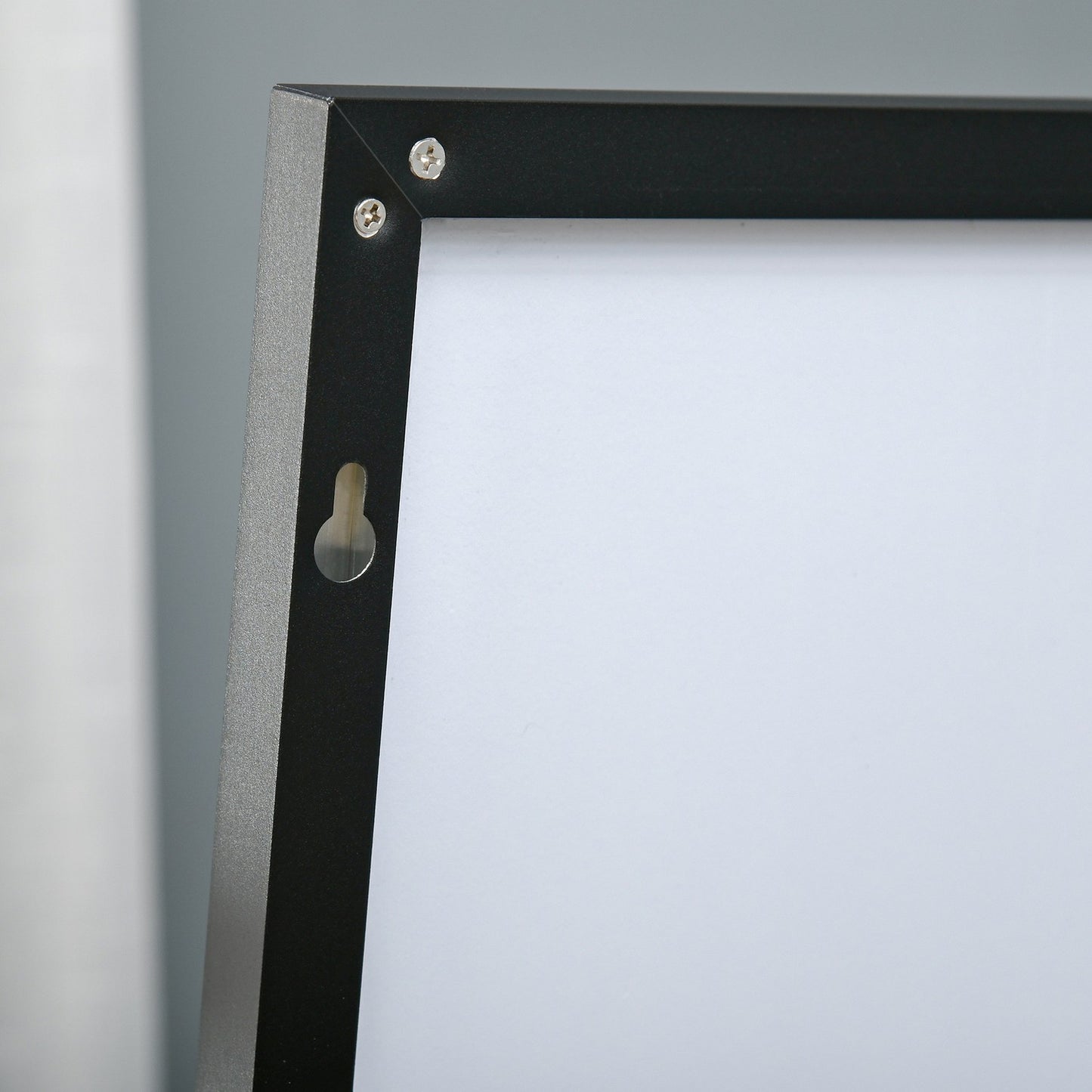 Full length dressing mirror, aluminum frame for bedroom