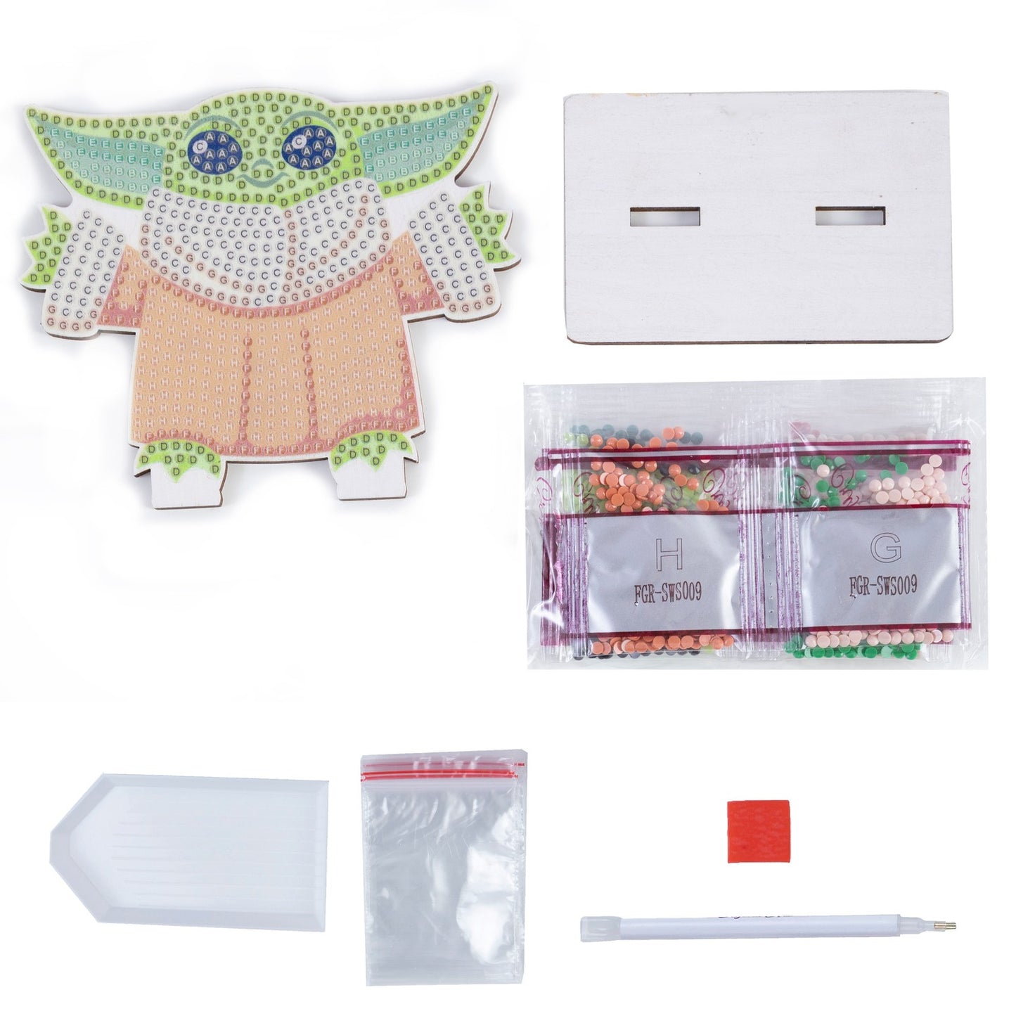 Star Wars Art Set With Crystals, Grogu