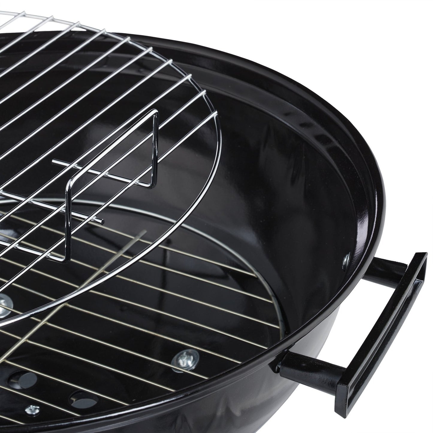 Steel Barbecue with Lid & Shelf