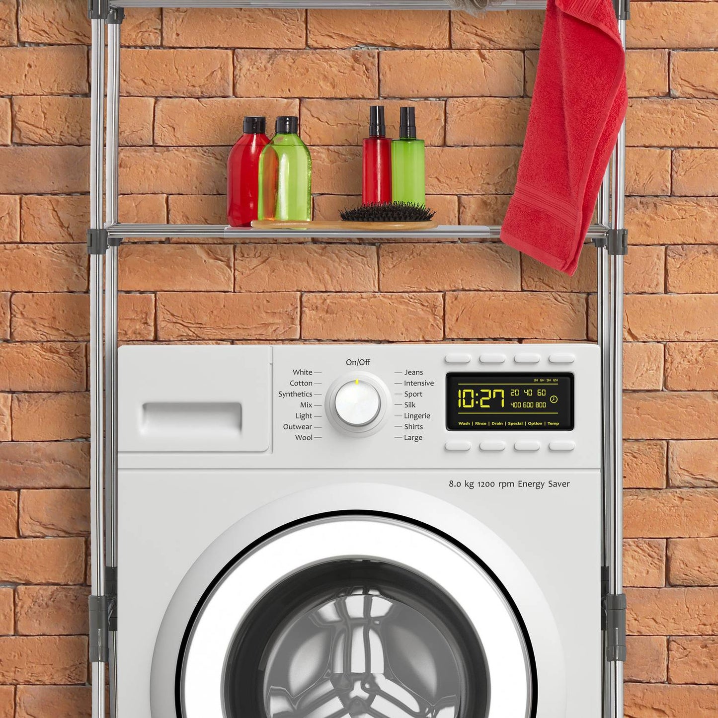 Steel Washing Machine Shelf
