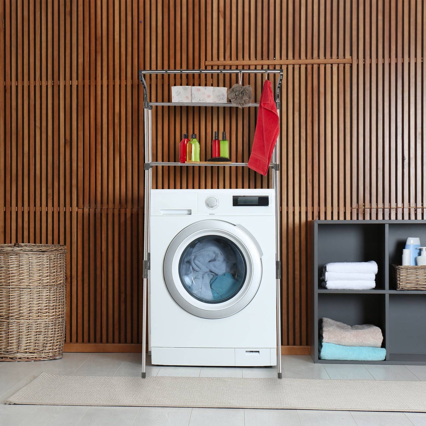 Steel Washing Machine Shelf