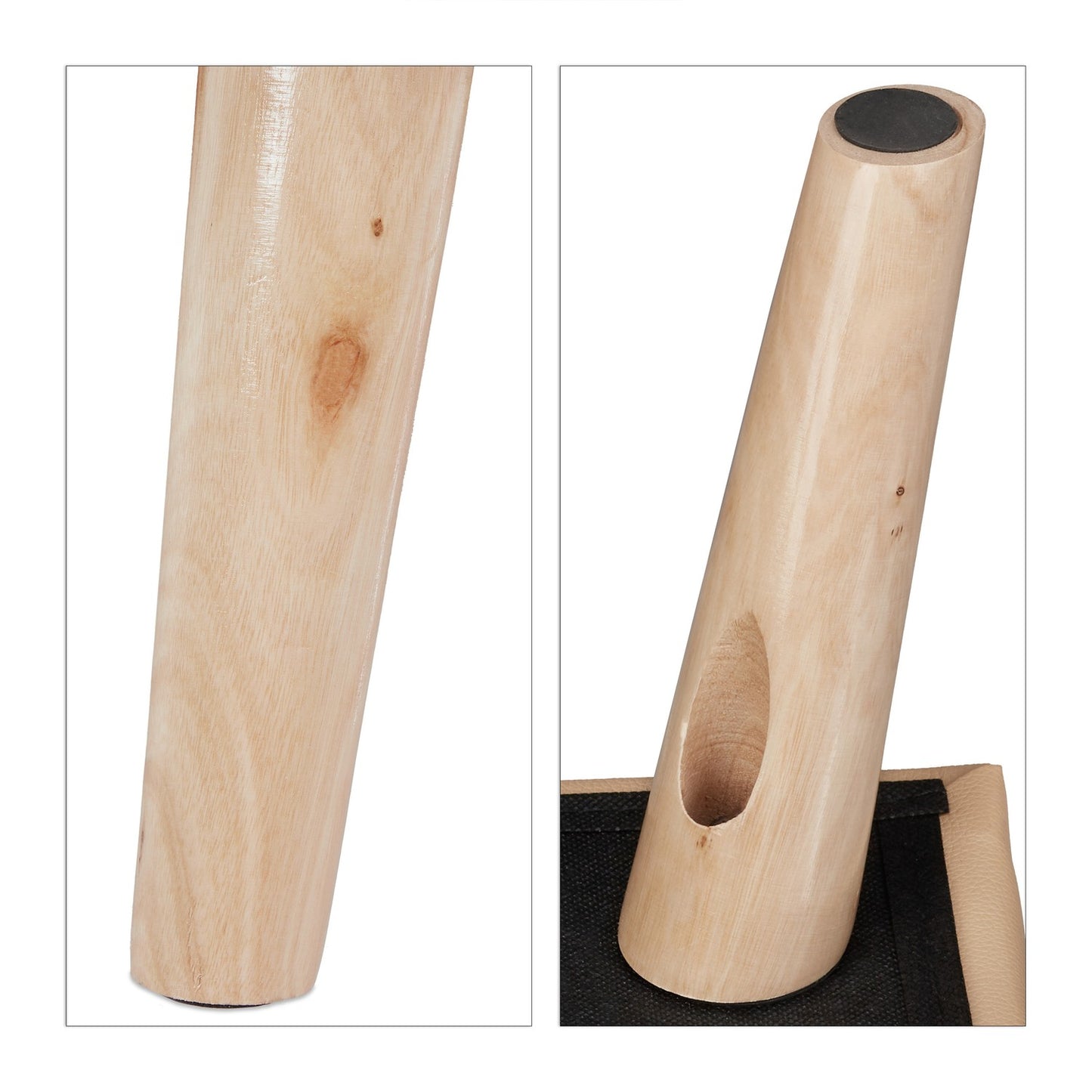 Stool with storage space Artificial leather