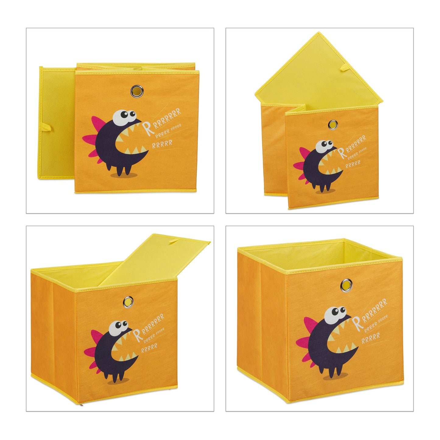 Storage Box for Kids Set of 4