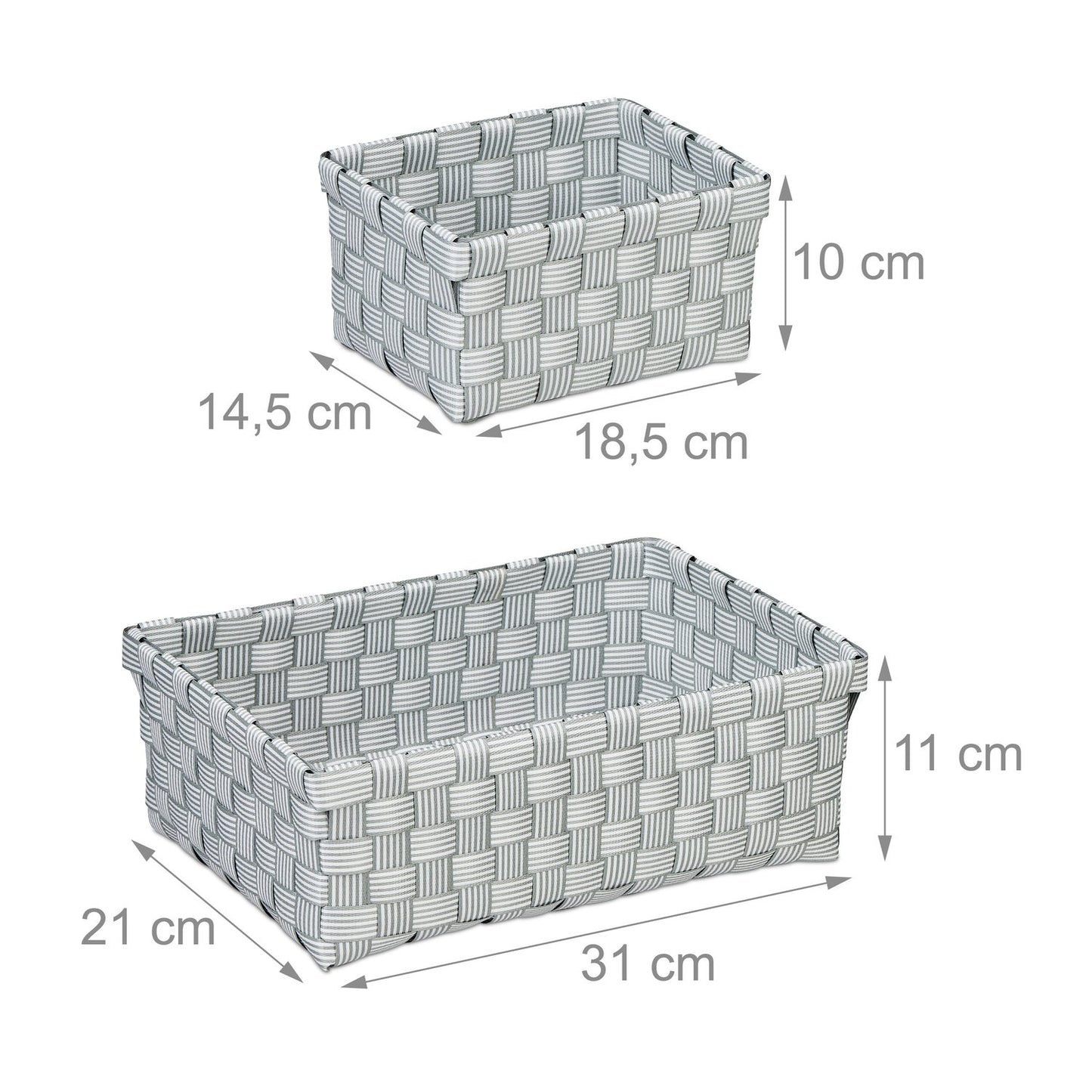 Storage basket set of 3