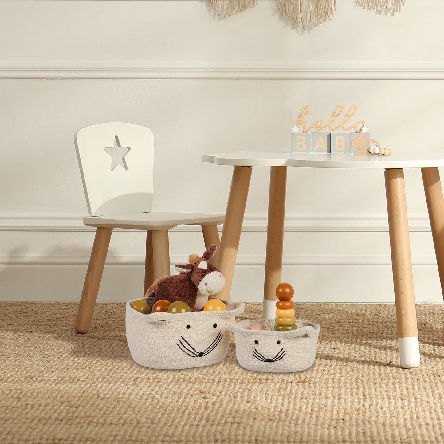 Storage basket set of 3