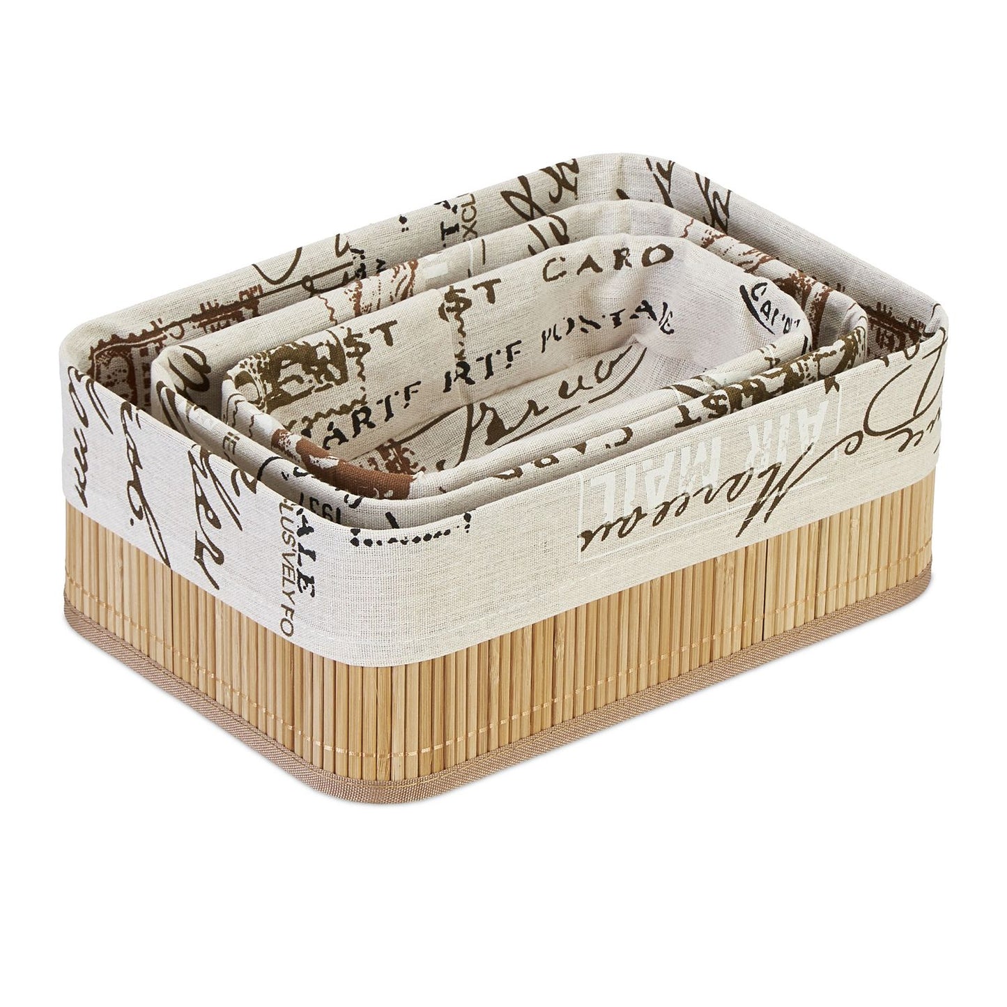 Storage baskets - set of 3
