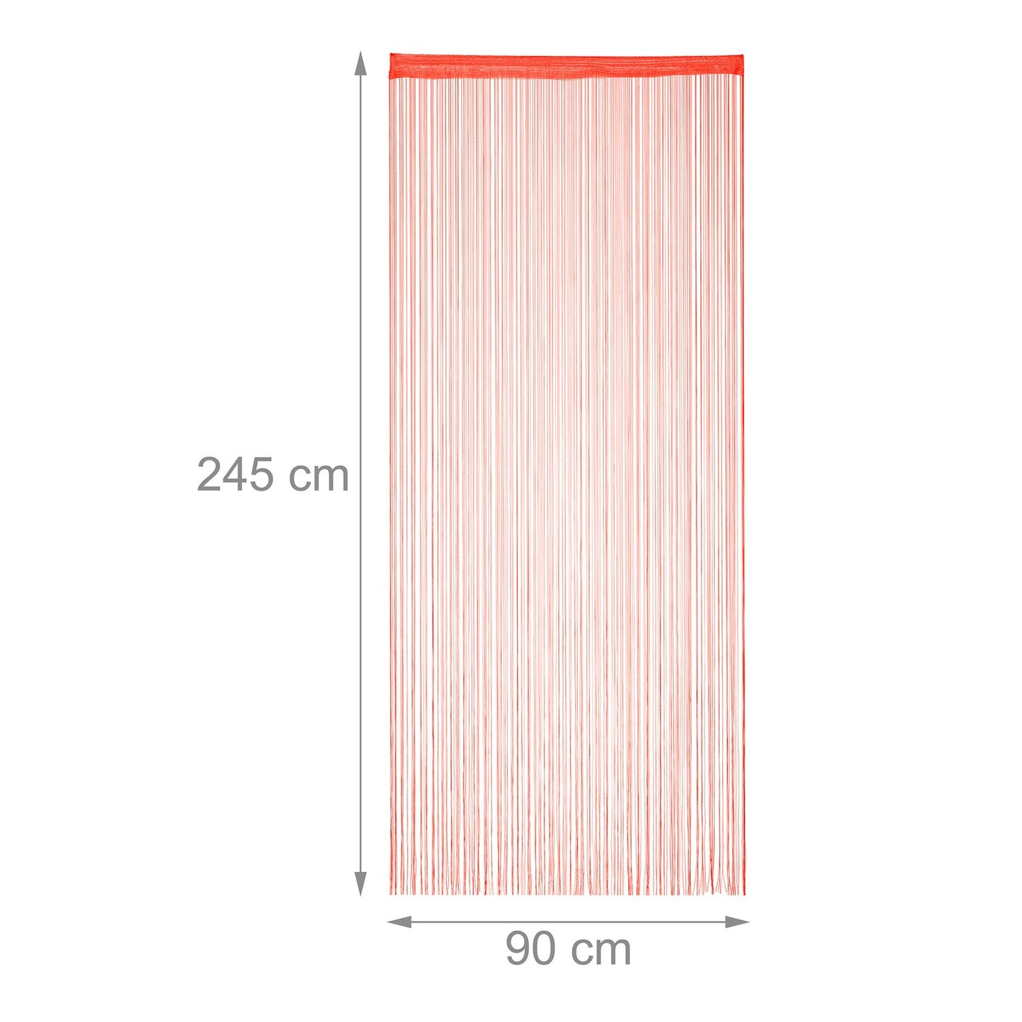 String Curtain Red