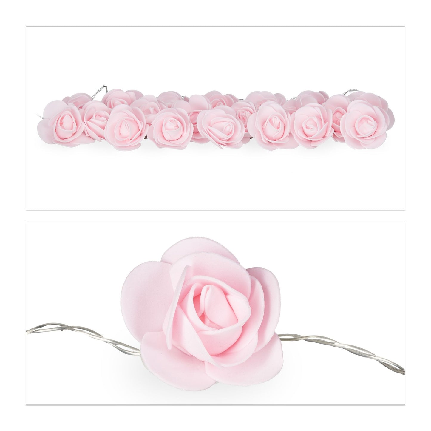 String of lights roses