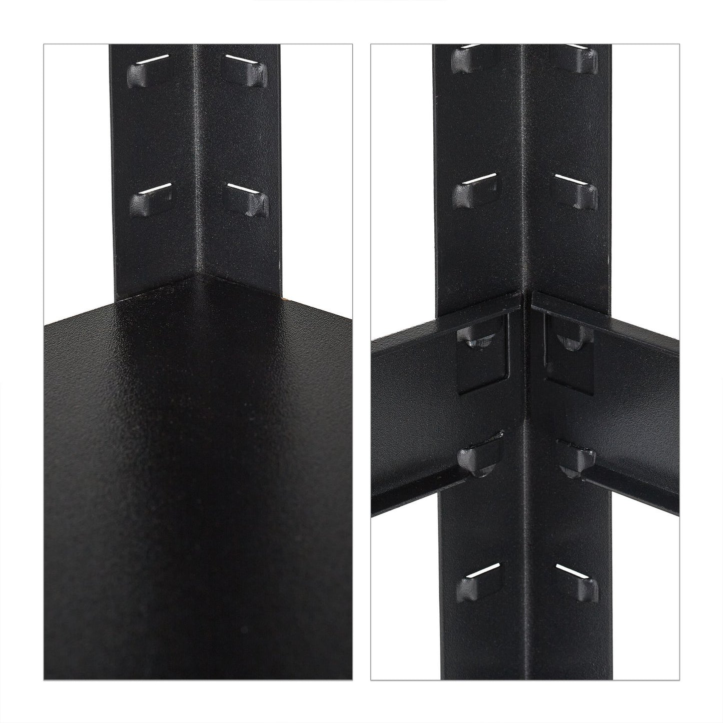 Strong shelves with 3 levels