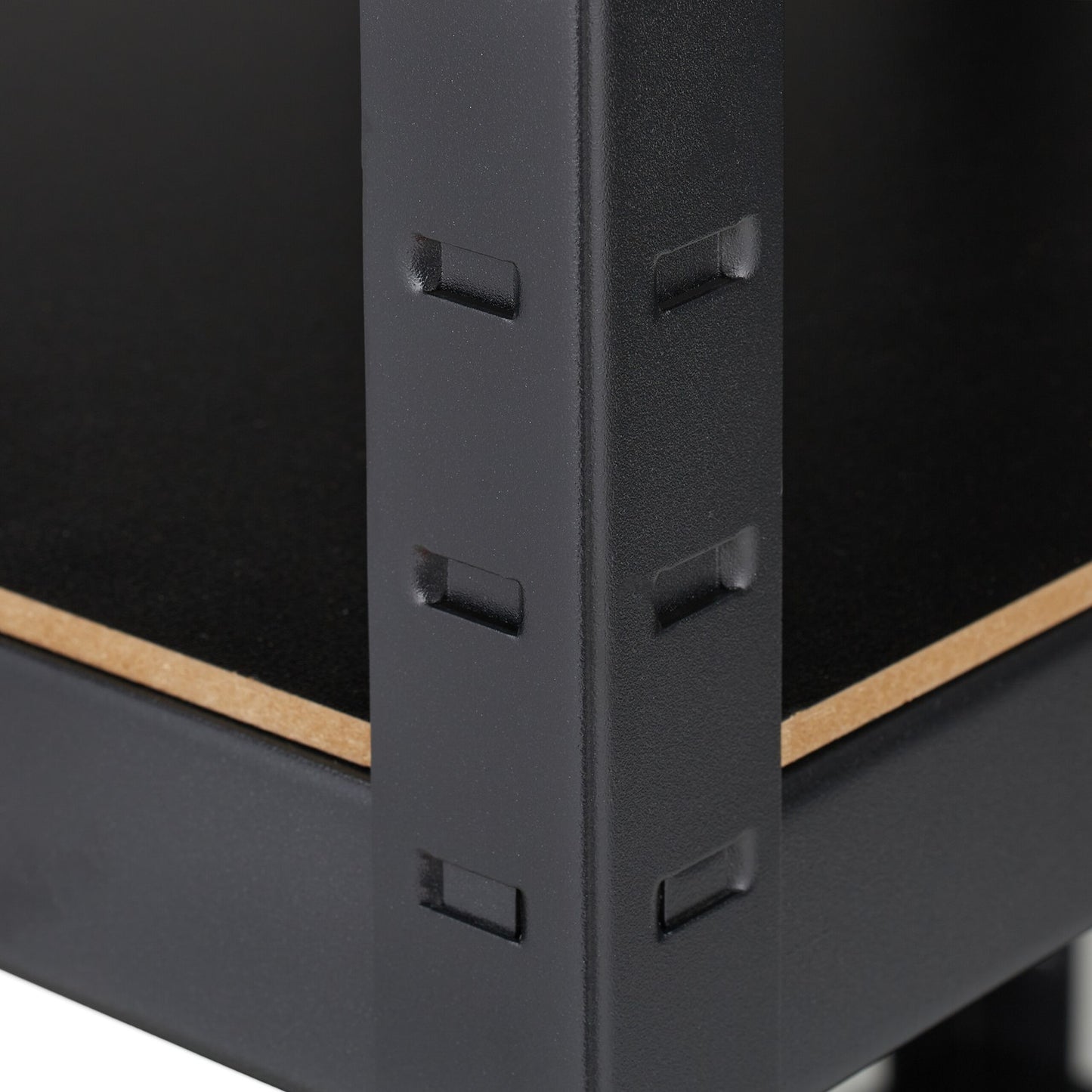 Strong shelves with 3 levels