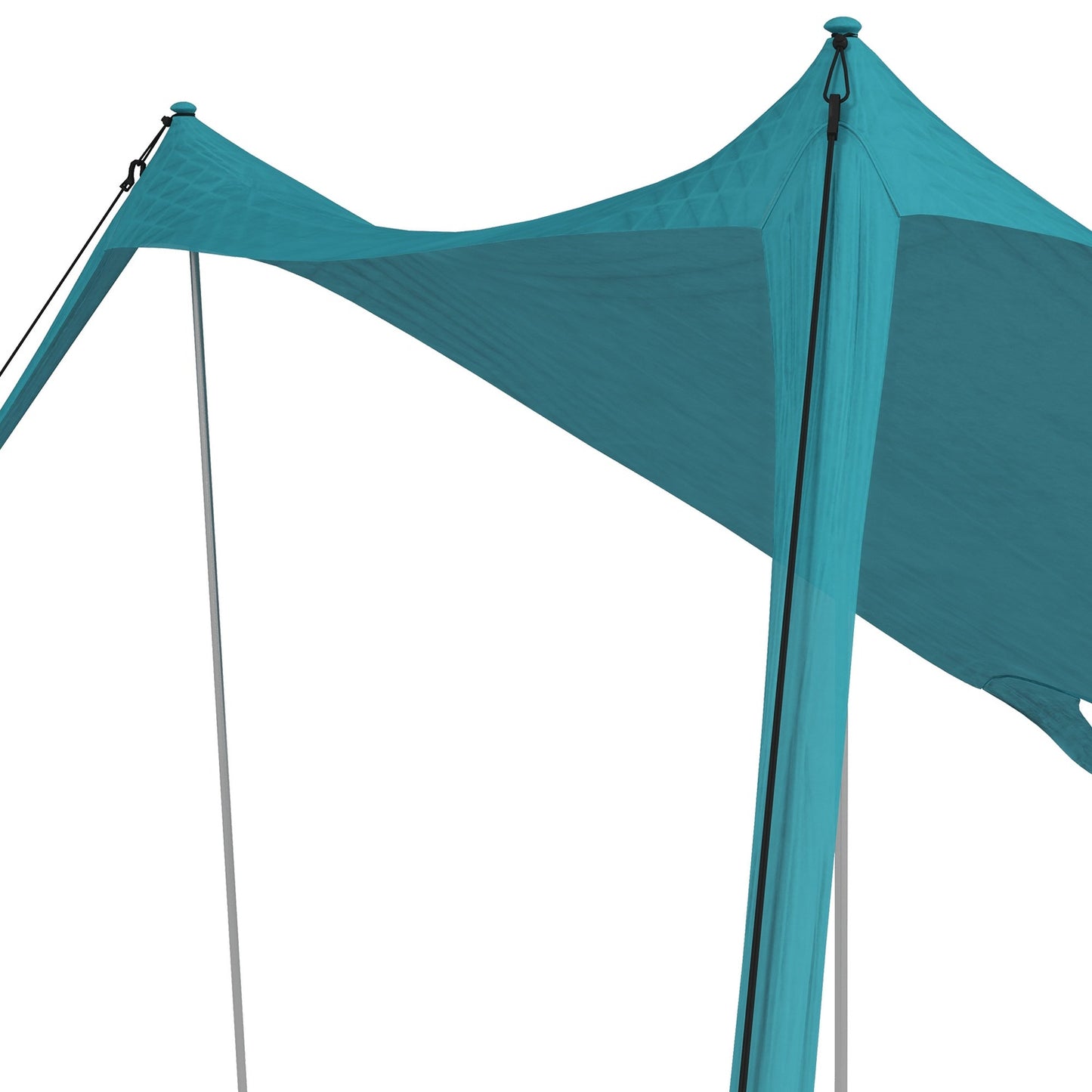 Waterproof sunshade with UV protection, 2.15x2x2M sky blue