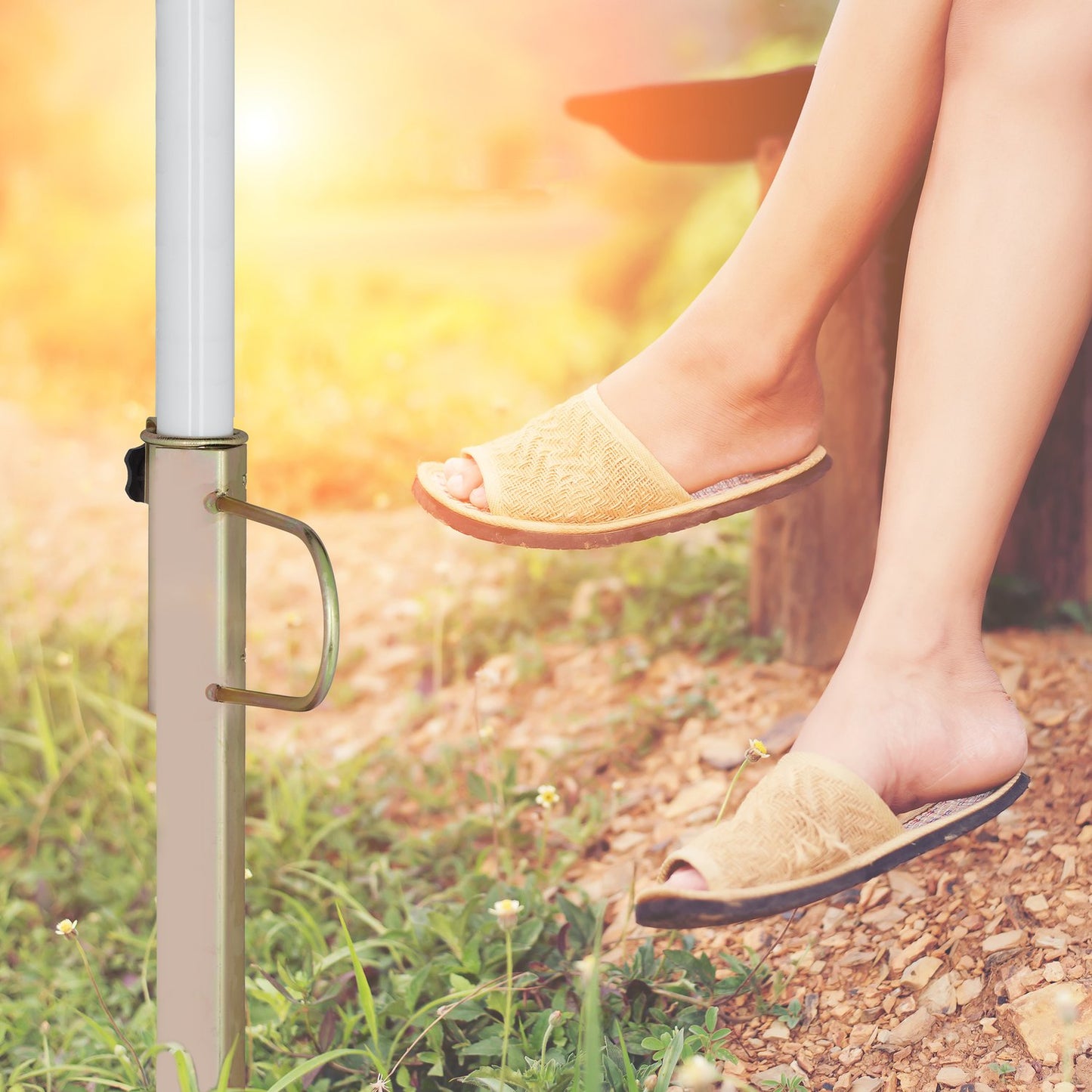 Sun Umbrella Lawn Stake