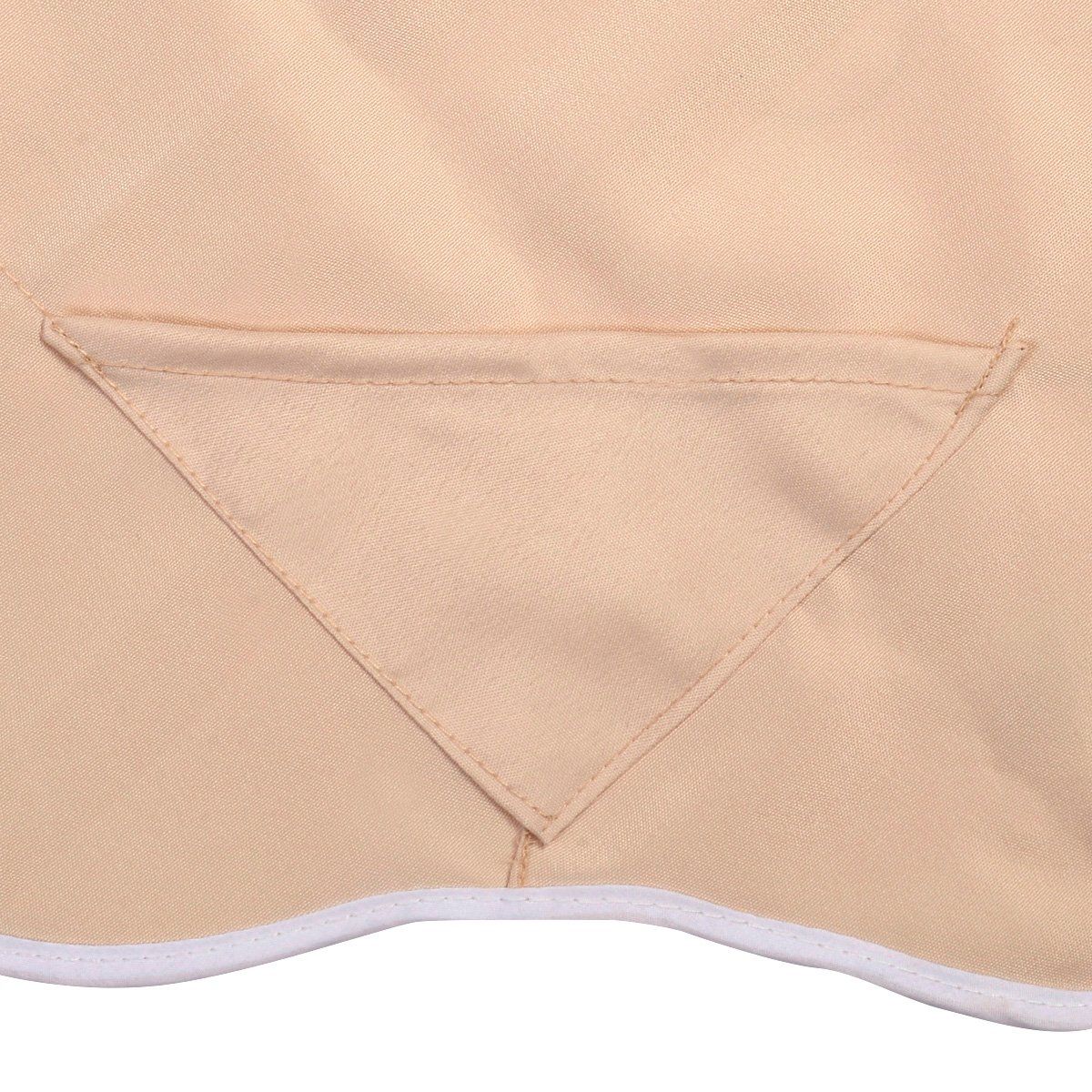 Sun canopy replacement roof roof cover for porch swing beige/green 168 x 115 cm-beige