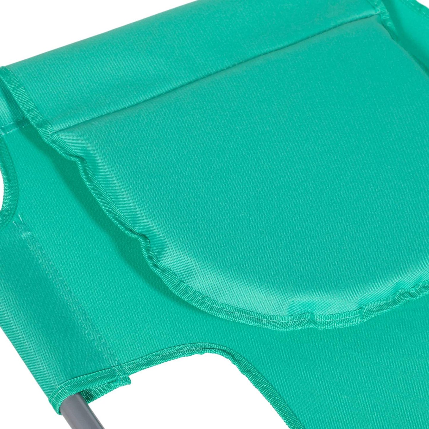 Folding garden sun lounger, 5 positions, weatherproof, green