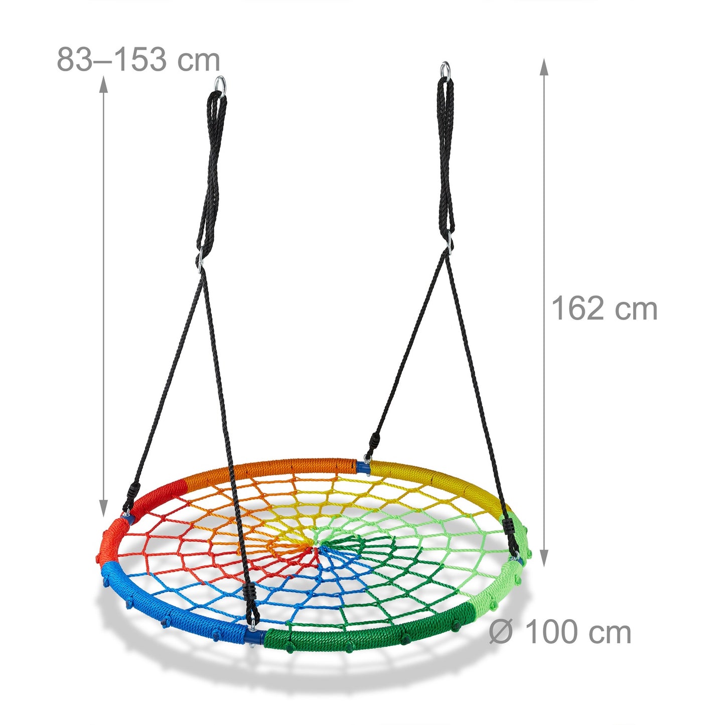 Swing with colorful nest 100 cm D