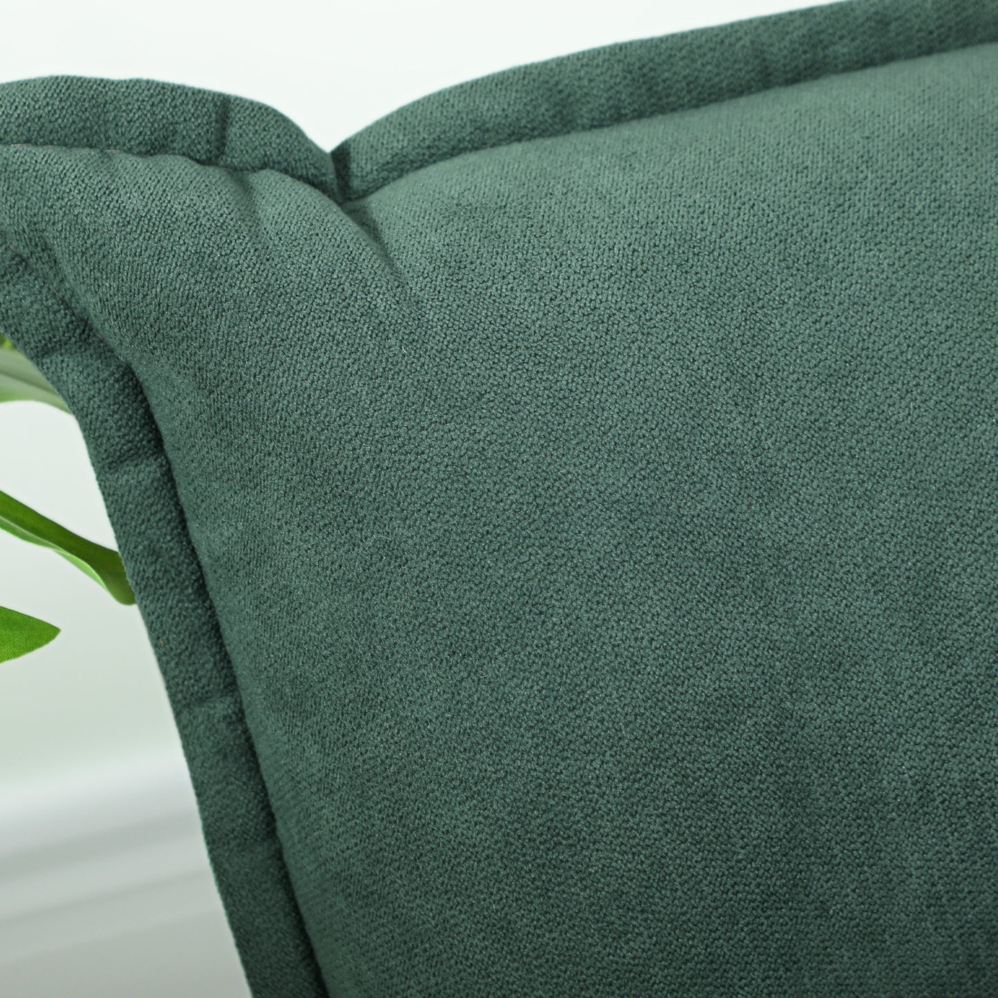 Swivel Floor Chair with Adjustable Backrest – Green Velvet
