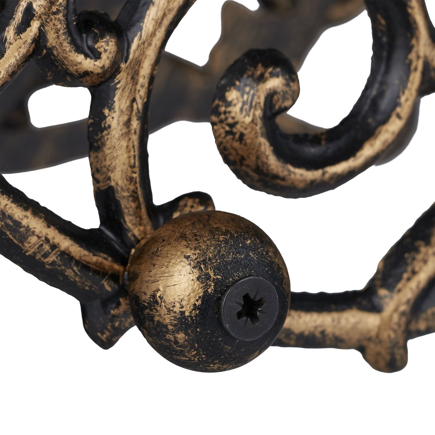 Swivel cast iron hose holder