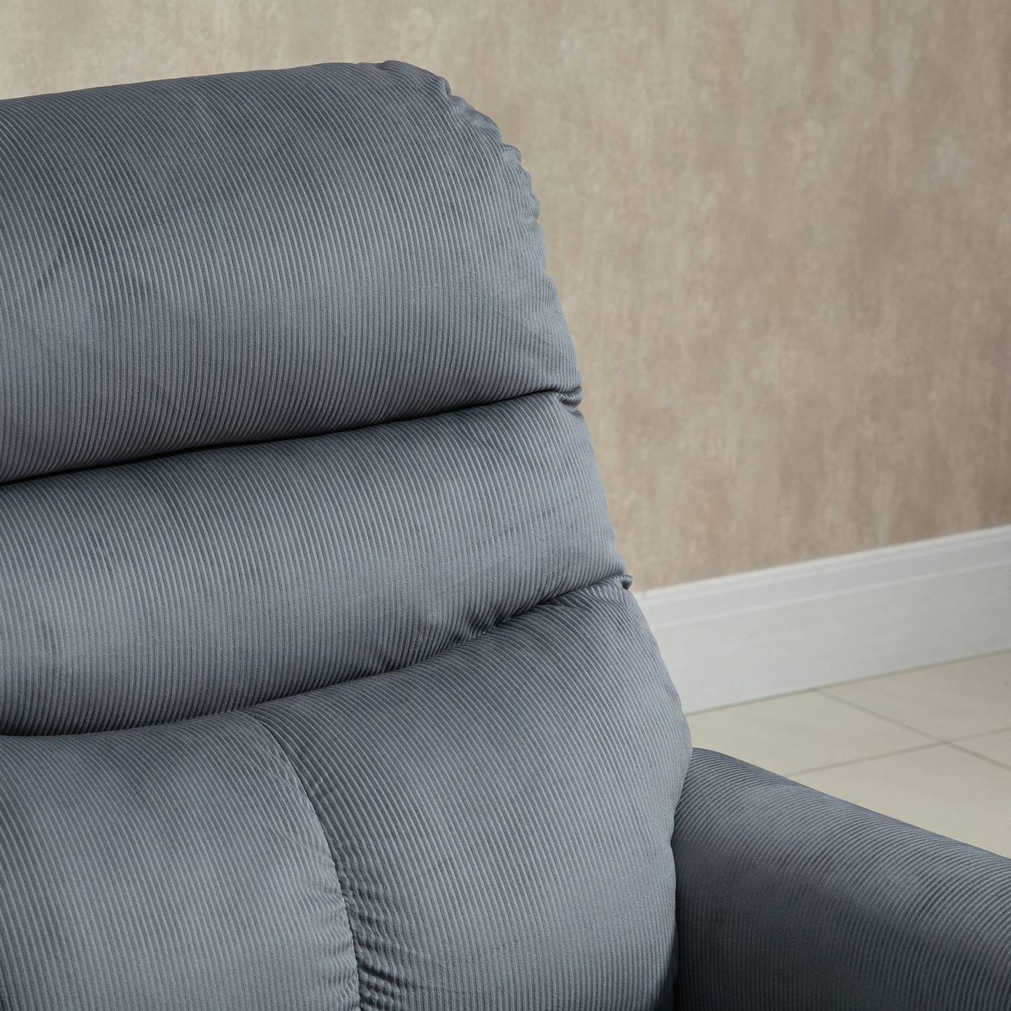 Electric recliner with massage, heating and standing assistance