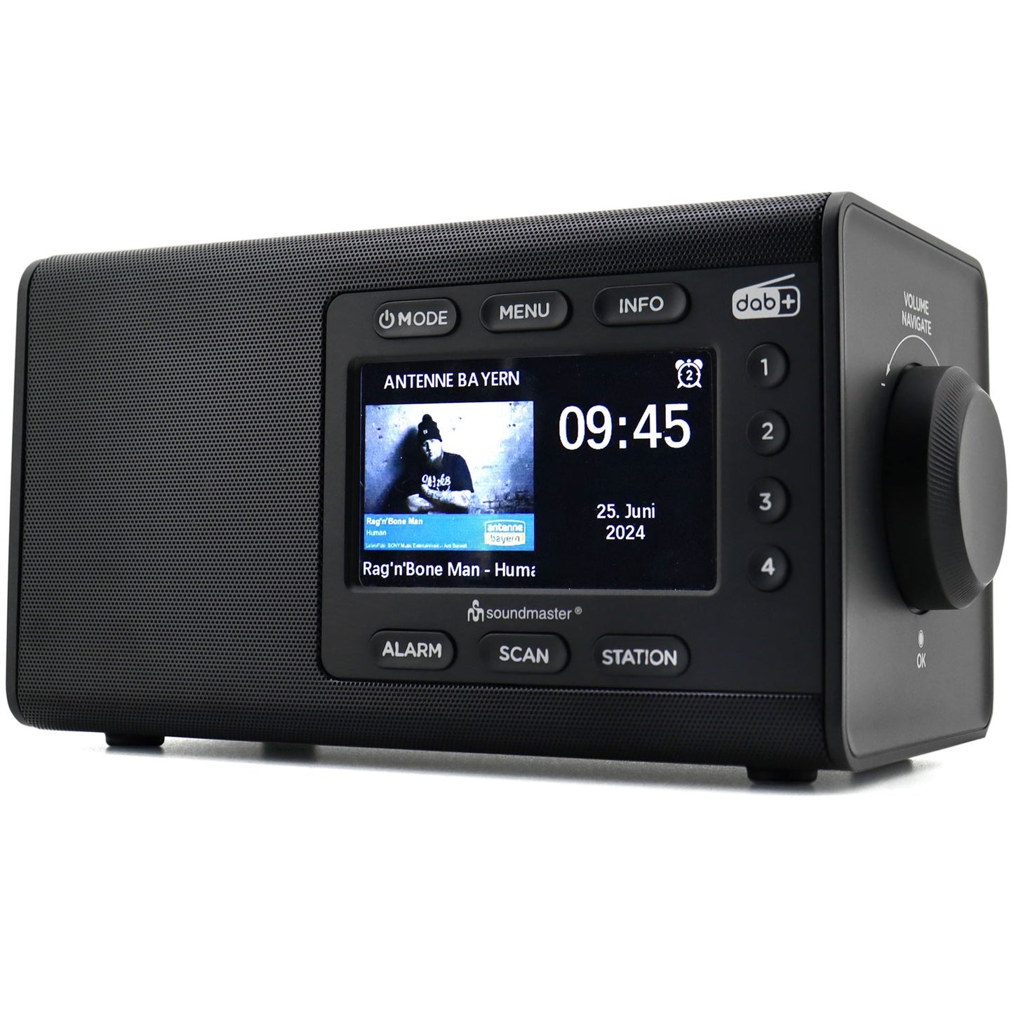 Table radio Color display Preset buttons DAB900SW Black