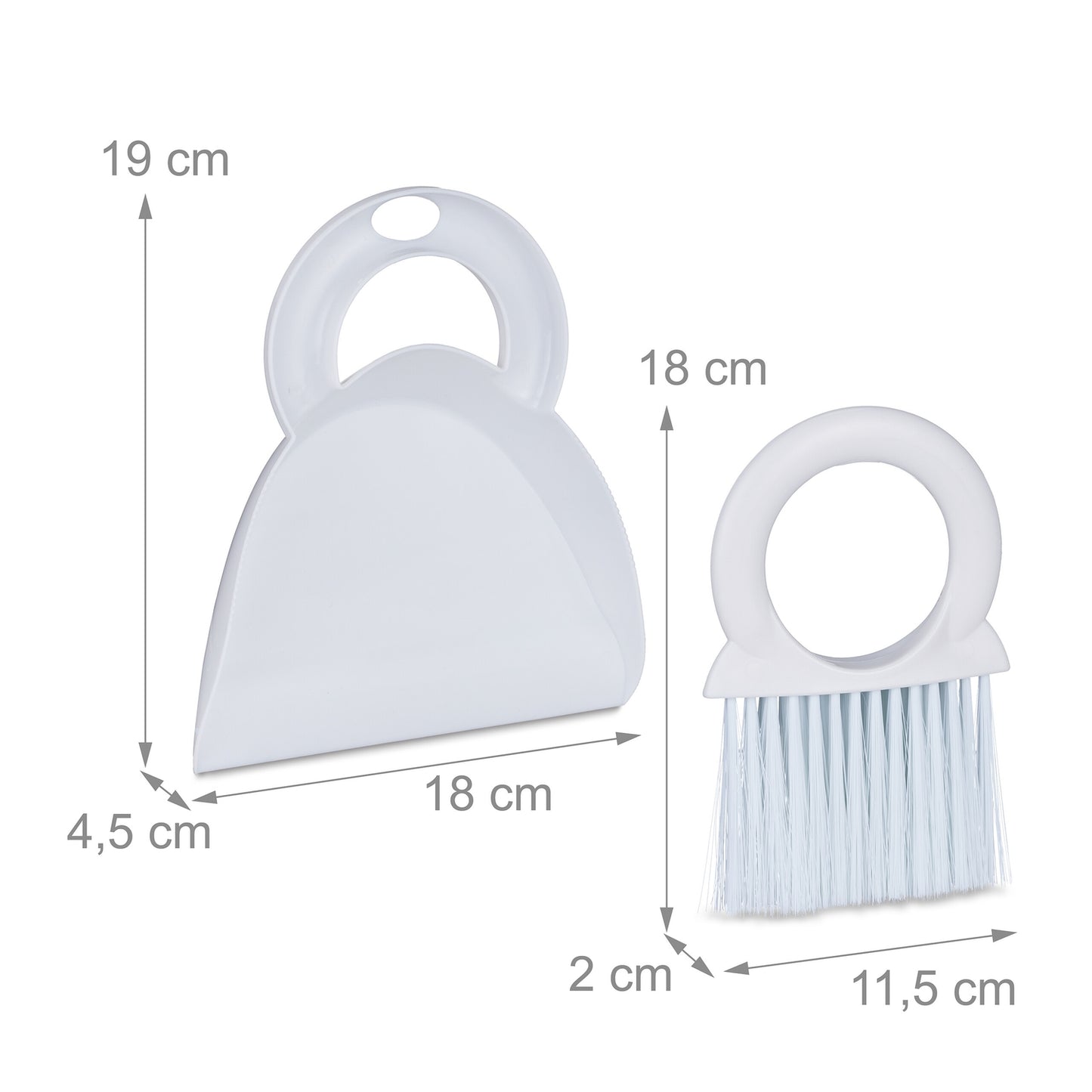 Table sweeping set 2 parts