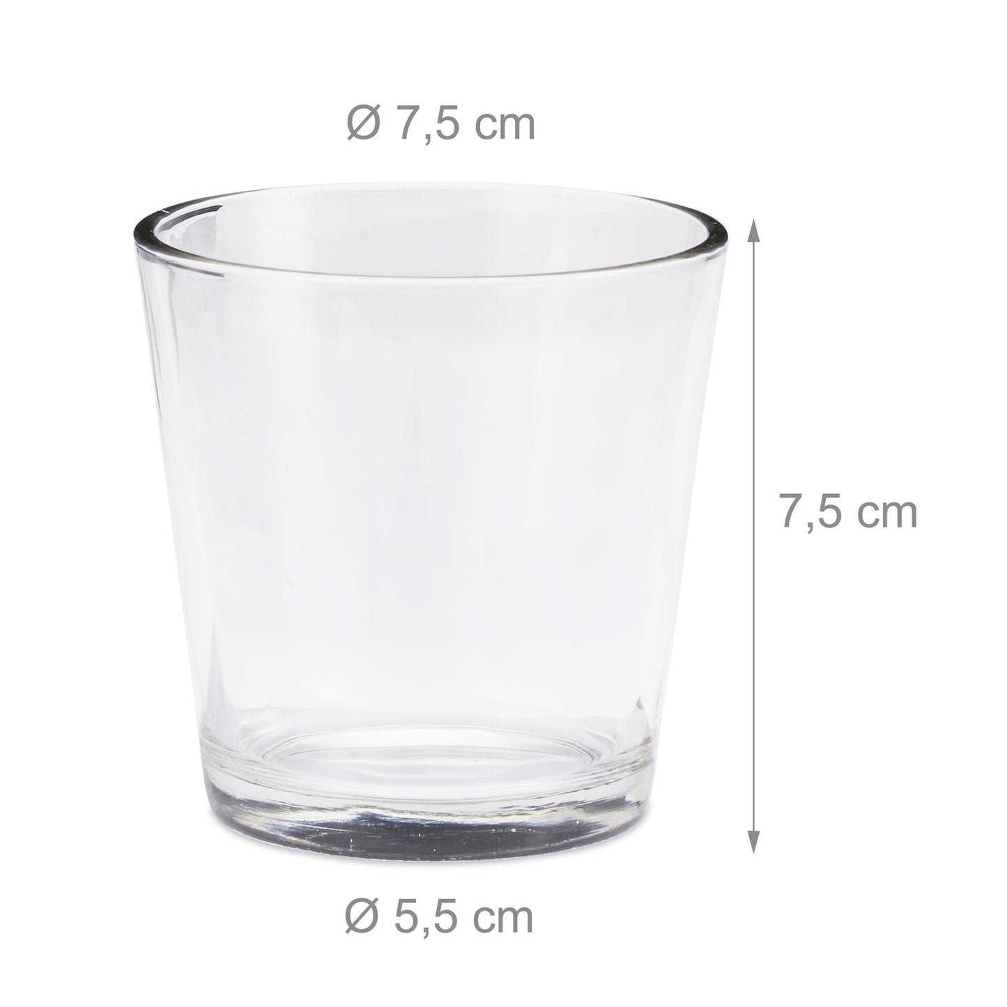 Tea Light Glasses Set of 2