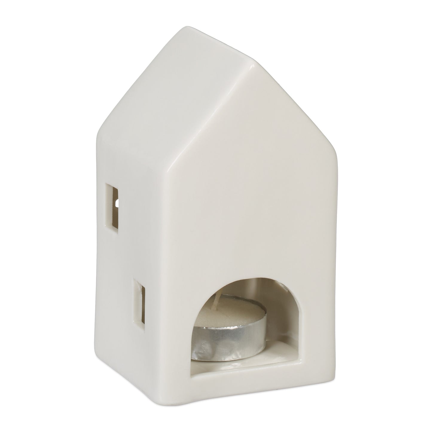 Tea house in white ceramic