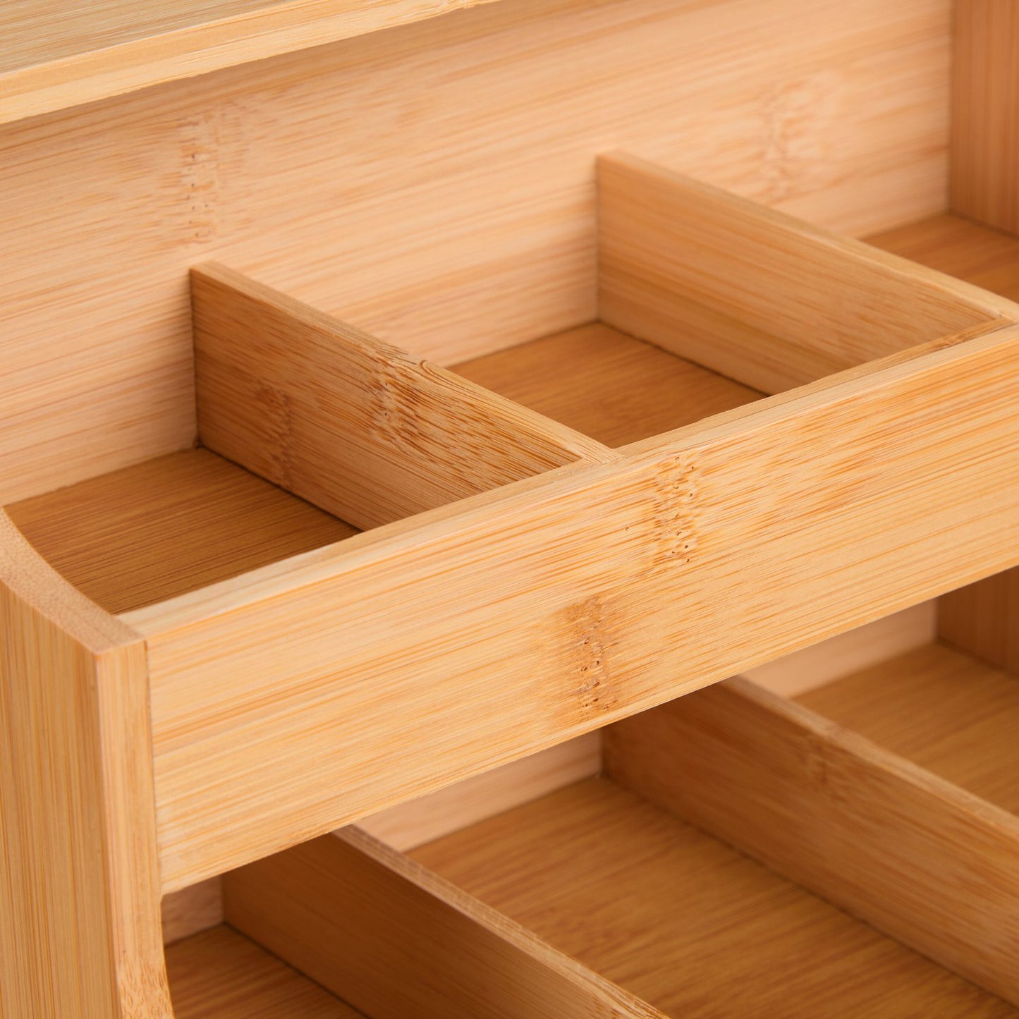 Tea organizer with drawer 9 compartments