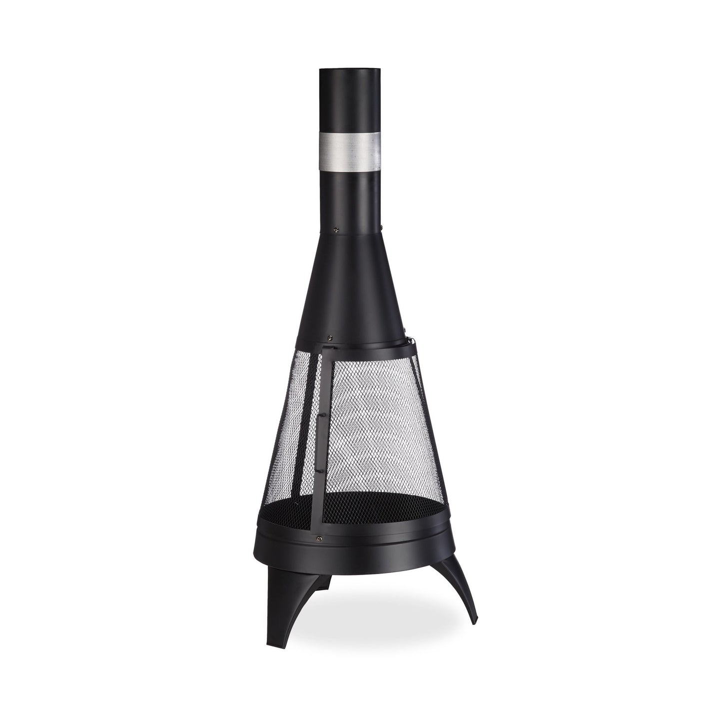 Terrace stove with spark protection