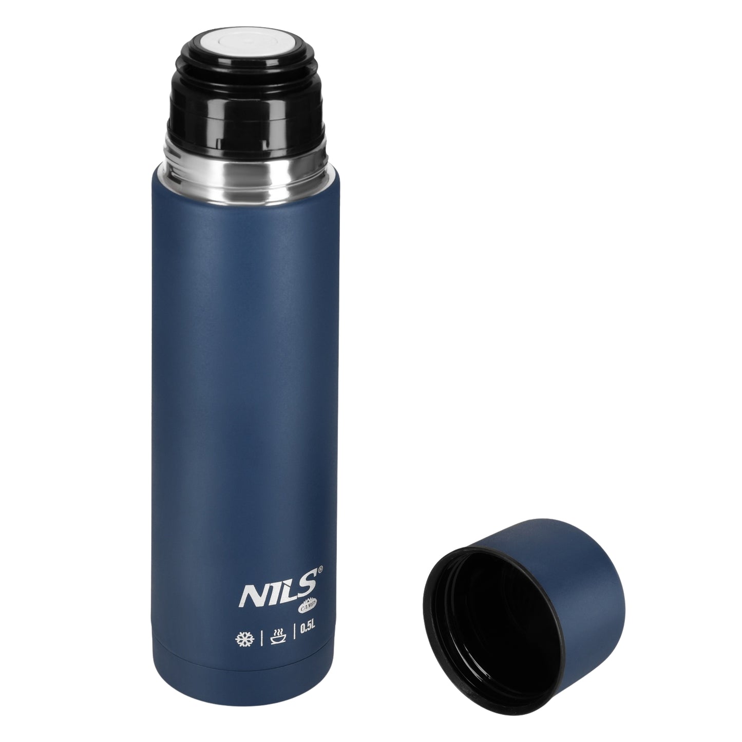 Thermos 500ml, Blue, Ideal for Travel