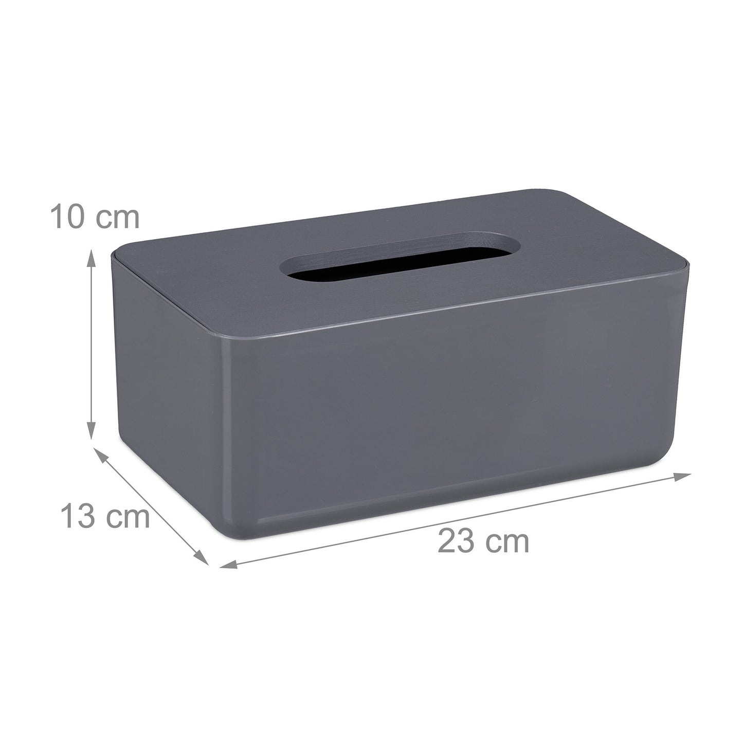 Tissue box with bamboo lid