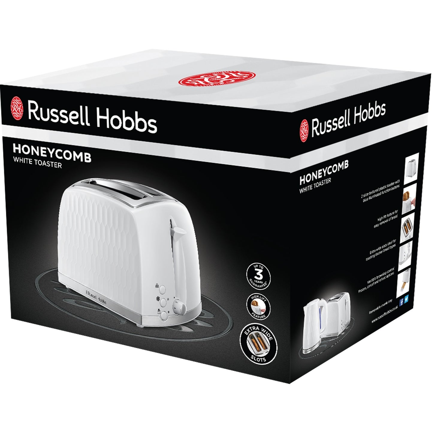 Toaster 2-slice 26060-56 Honeycomb Toaster