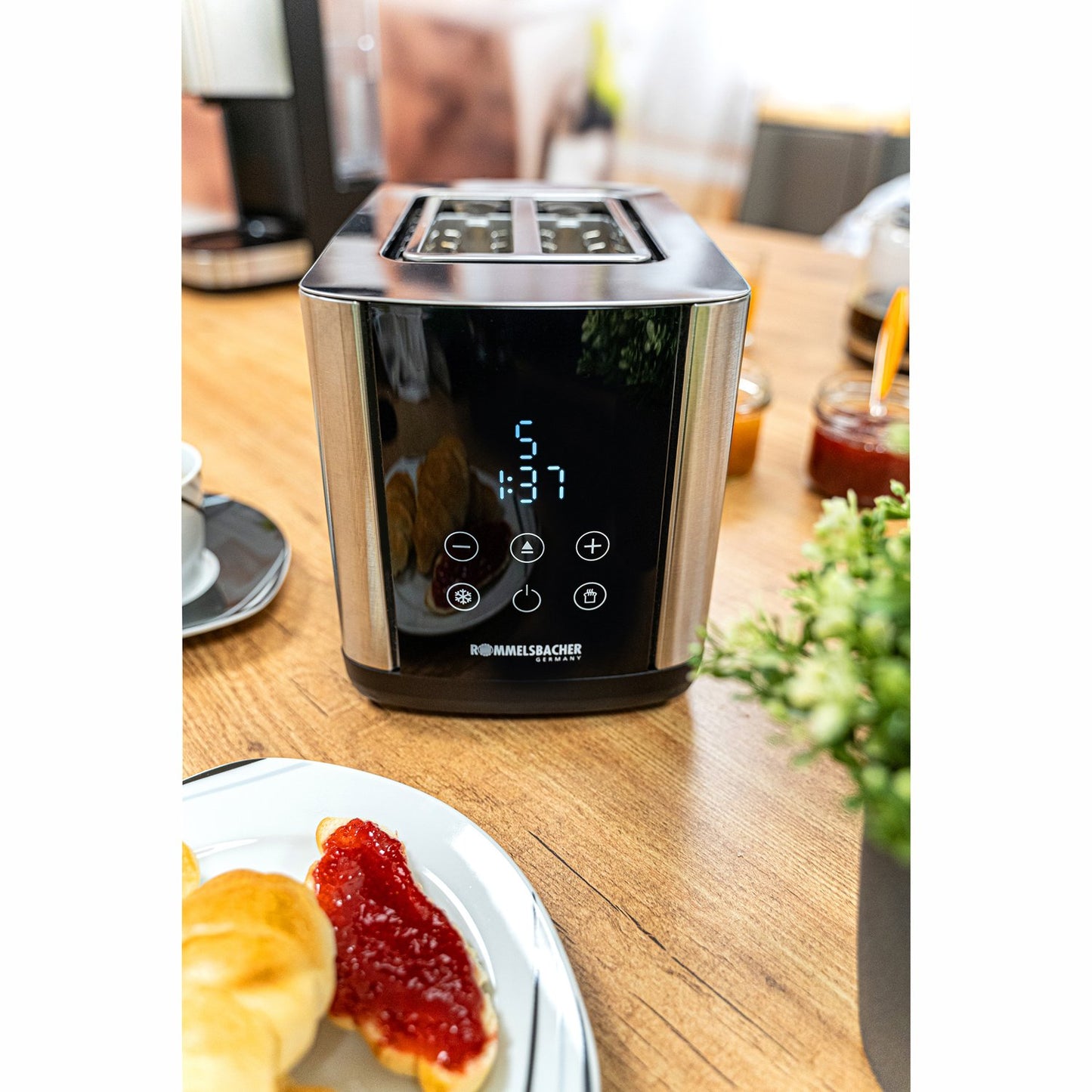 Toaster Sunny TO 850 Stainless LED-Disp Touch Control