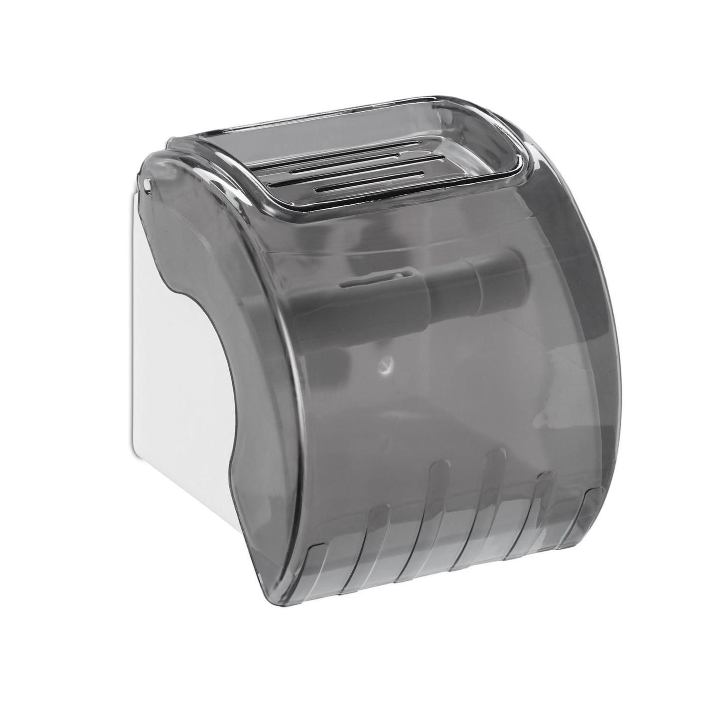 Toilet paper holder with shelf