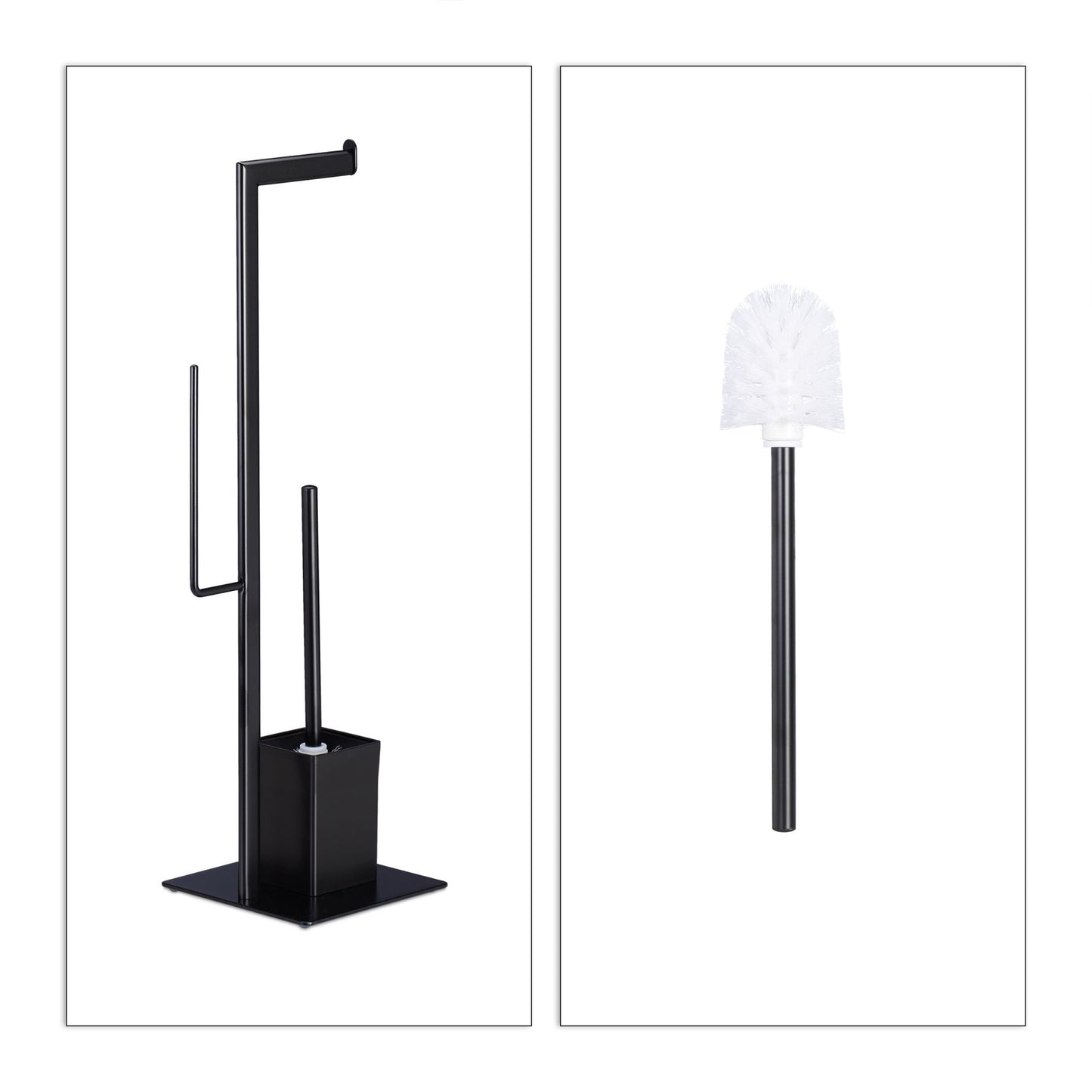 Toilet seat in black