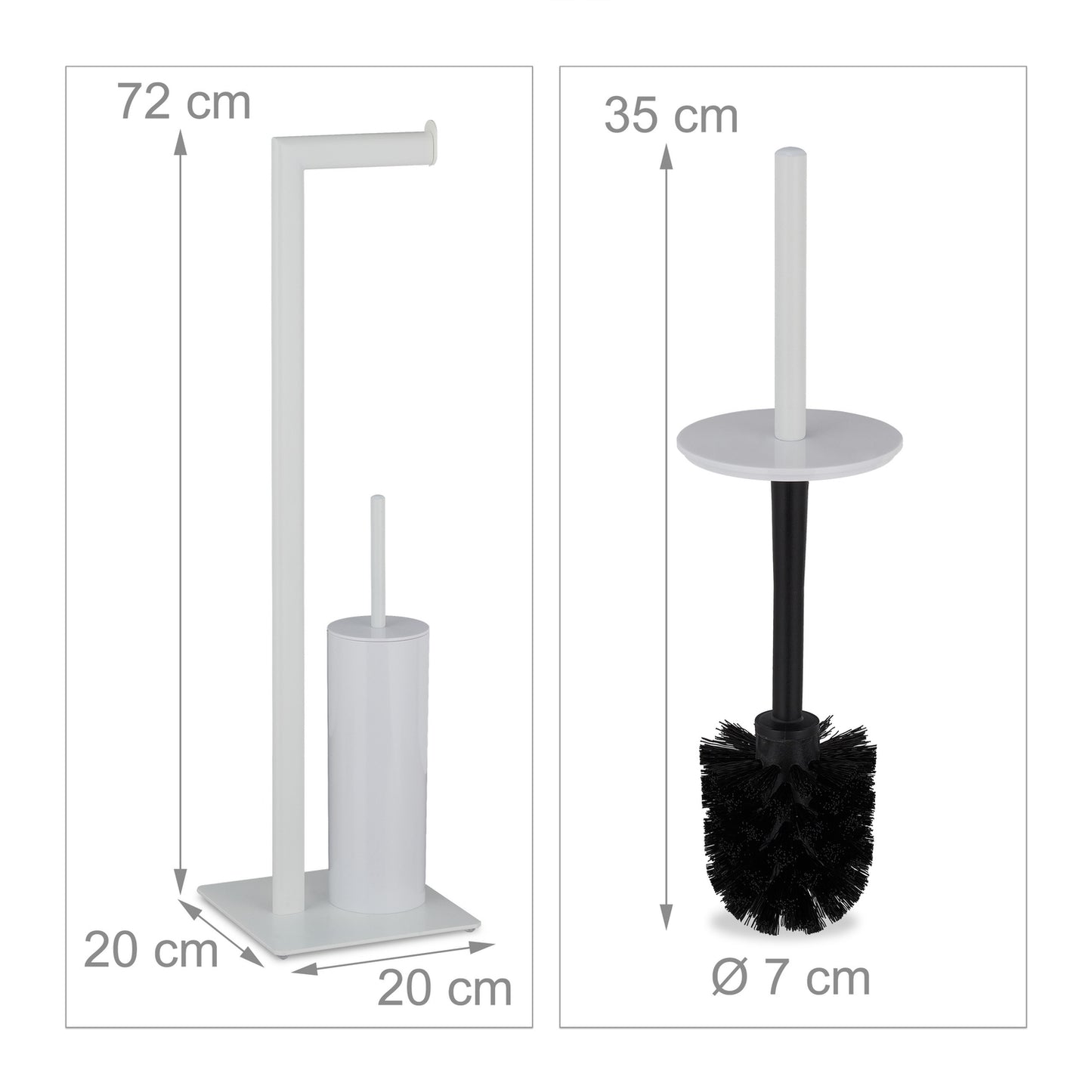 Toilet seat in white