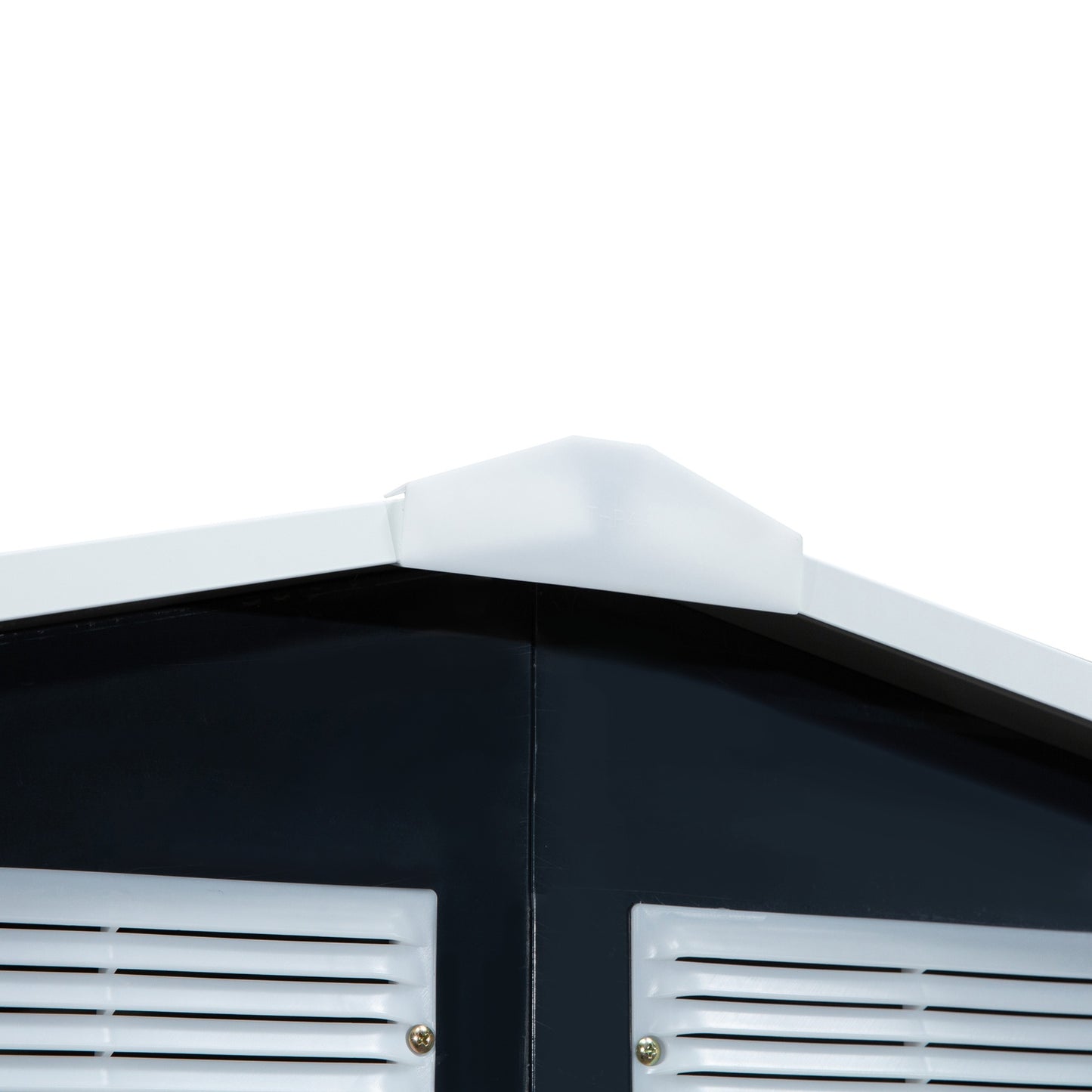 Weatherproof Steel Garden Shed with Floor, 213x130x185 cm