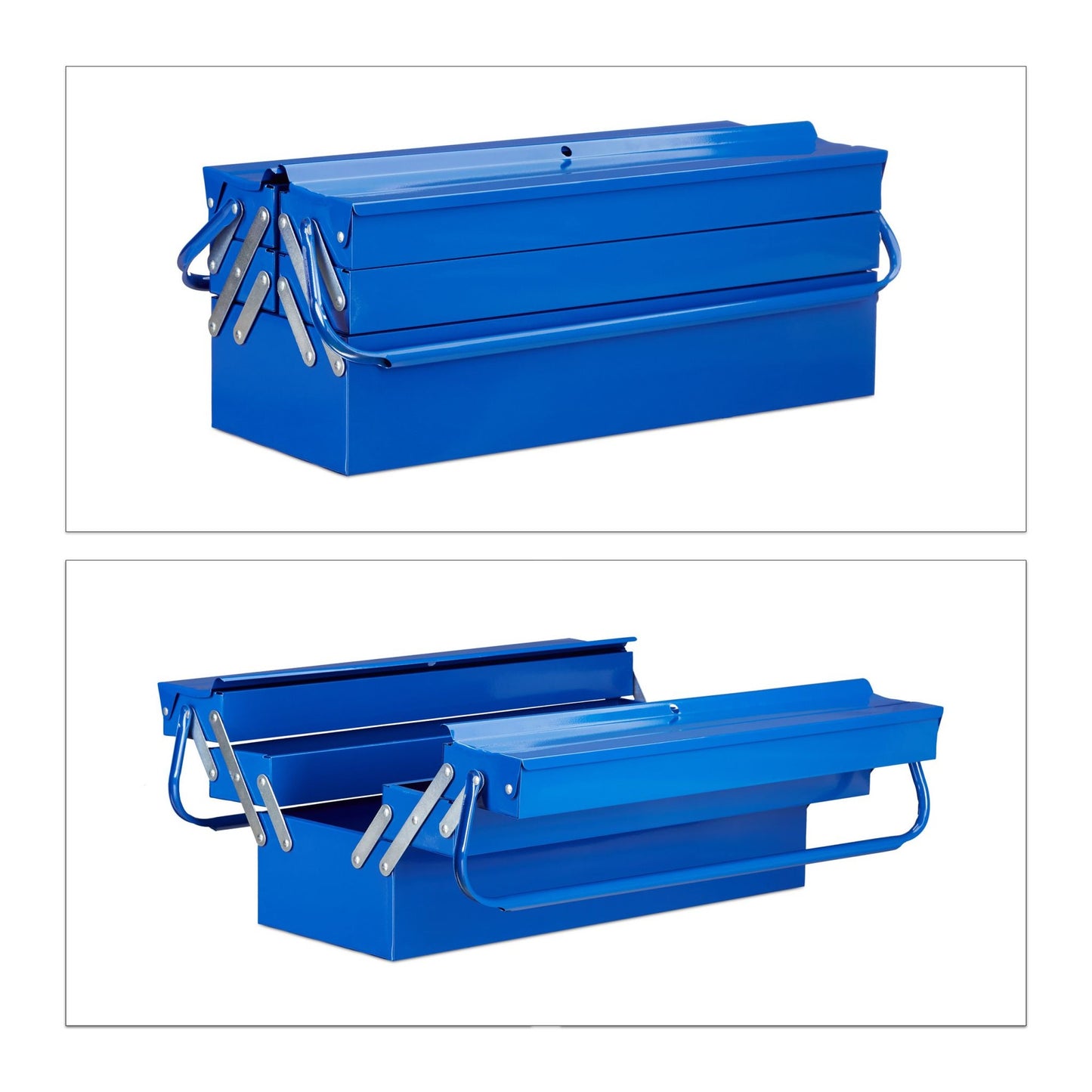 Tool box empty blue