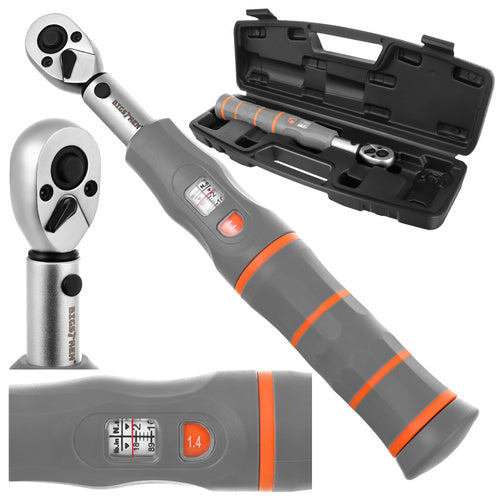 Torque Wrench 1/4" 2-26 Nm, Precision ±0.5%