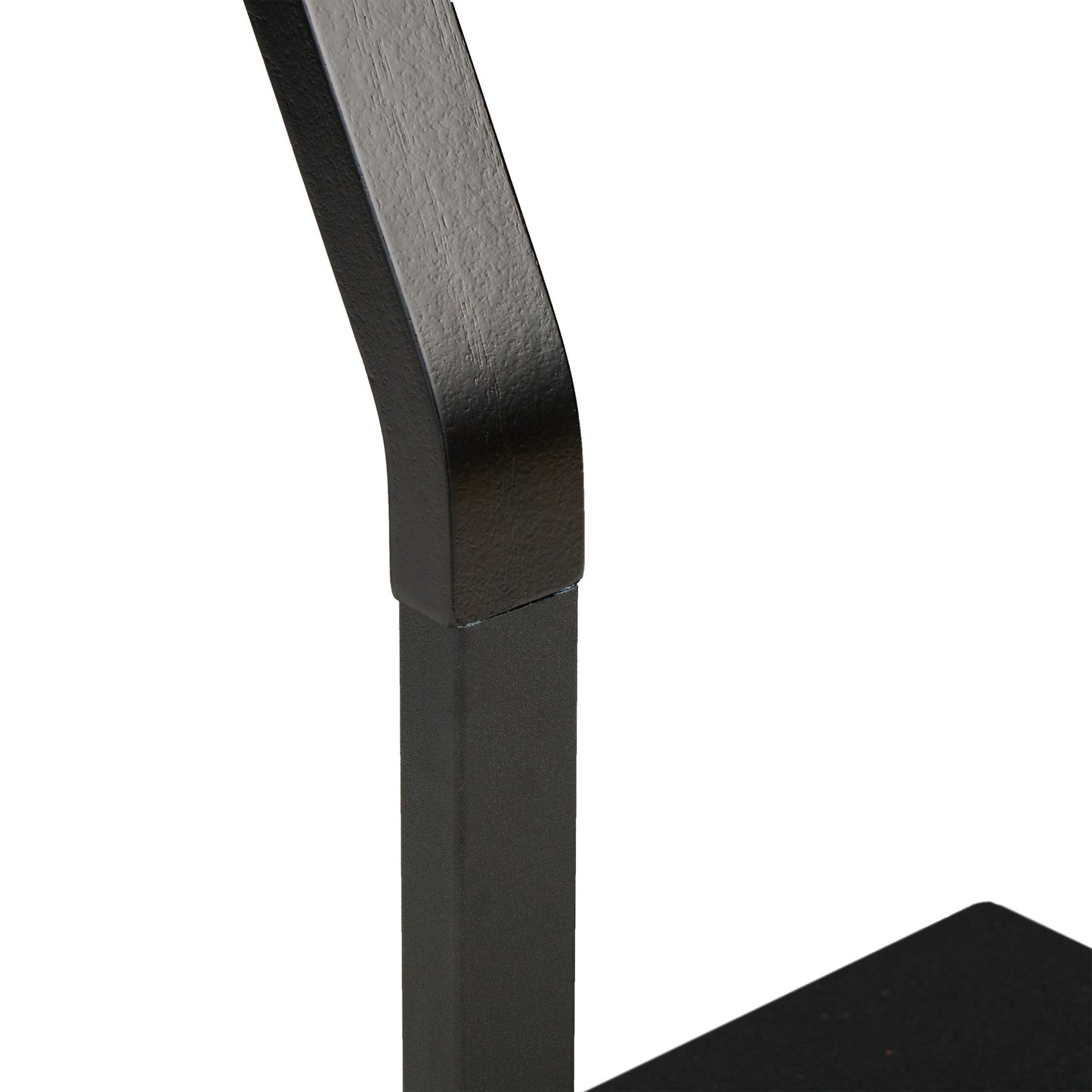 Towel hanger with curved design
