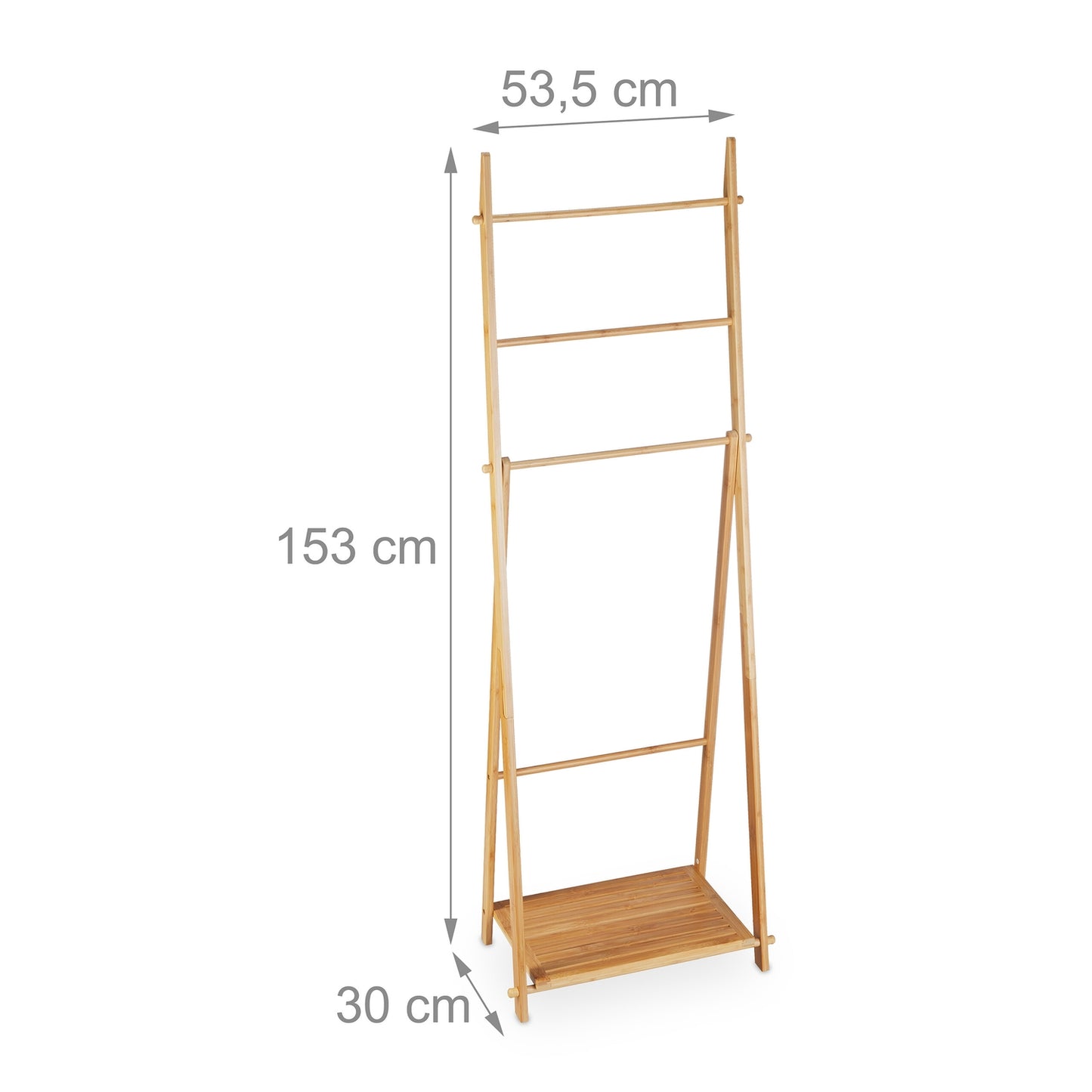 Towel rack Bamboo 4 Rods