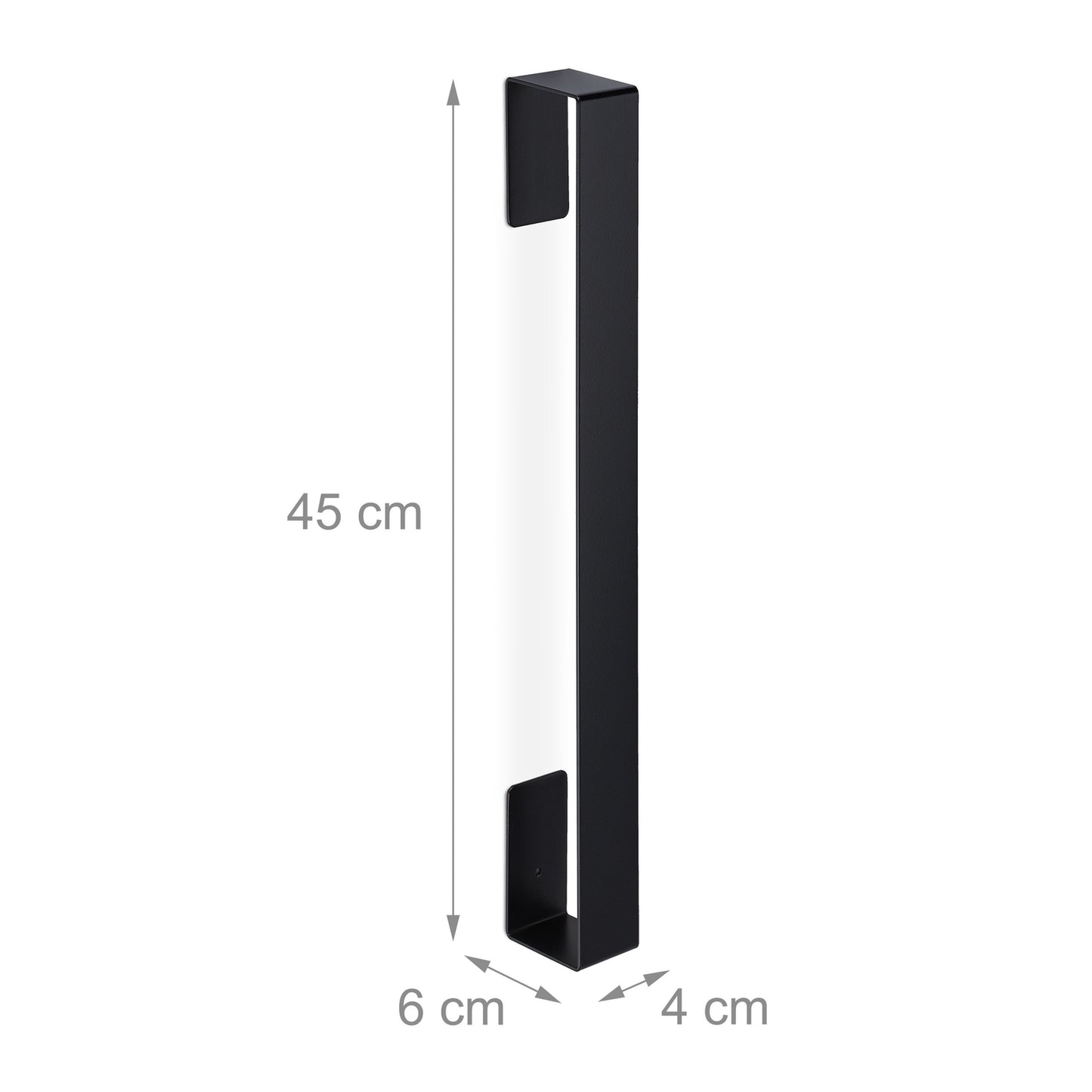 Towel rail without drilling