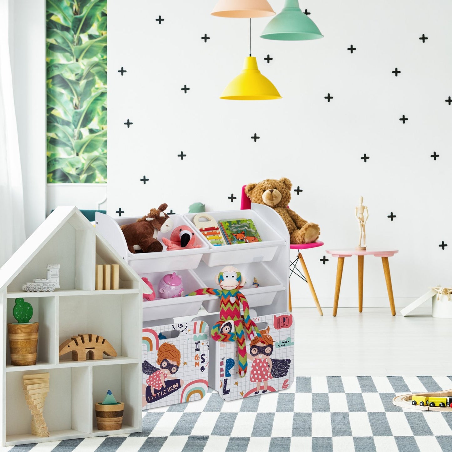 Toy storage unit “little hero”