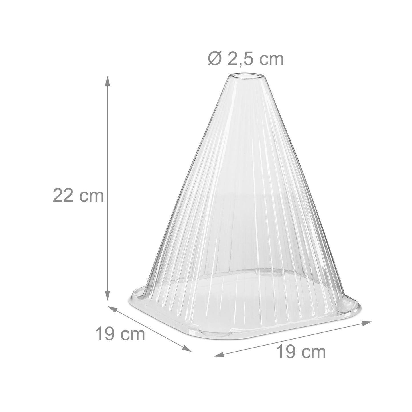 Transparent Plant Protection Cones, Set of 32
