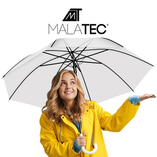 Transparent white umbrella
