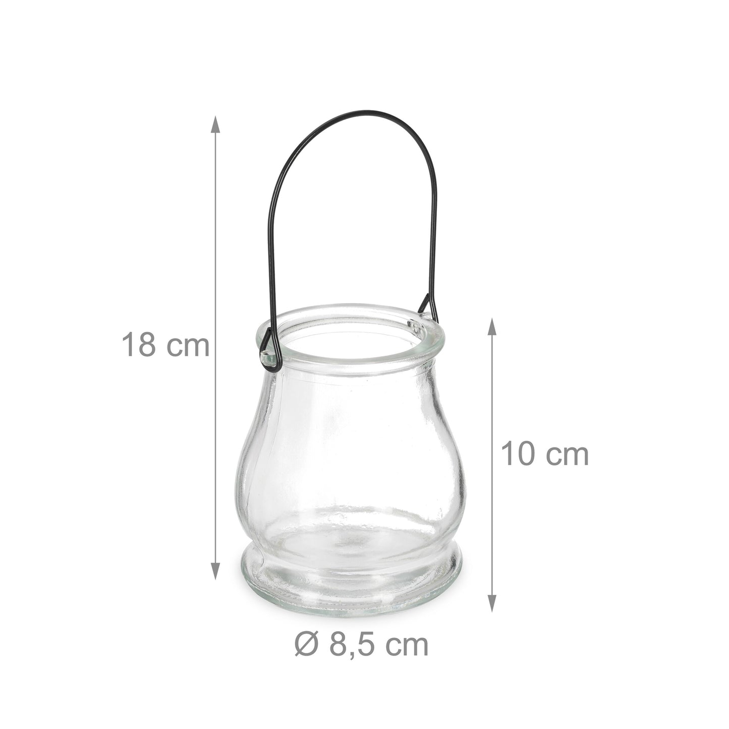 Transparent wind light set of 12