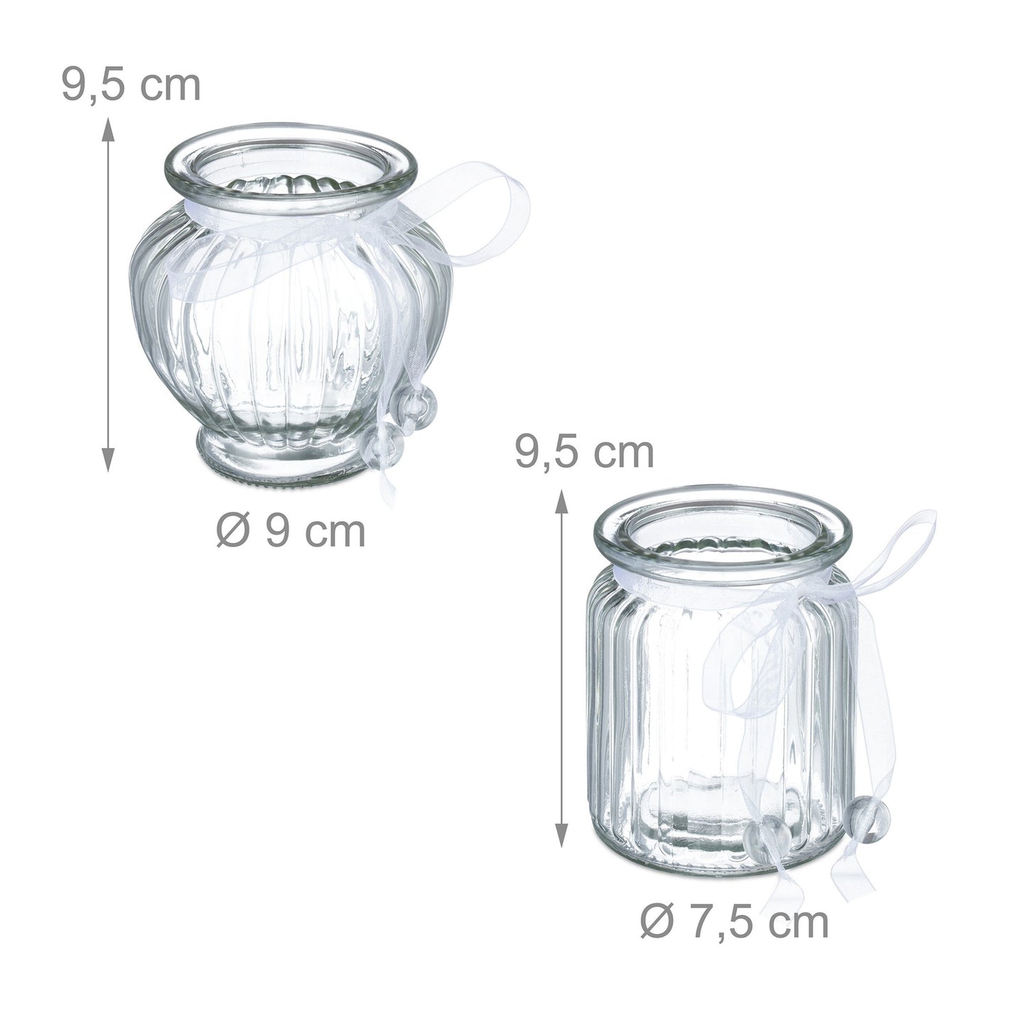 Transparent wind light set of 12