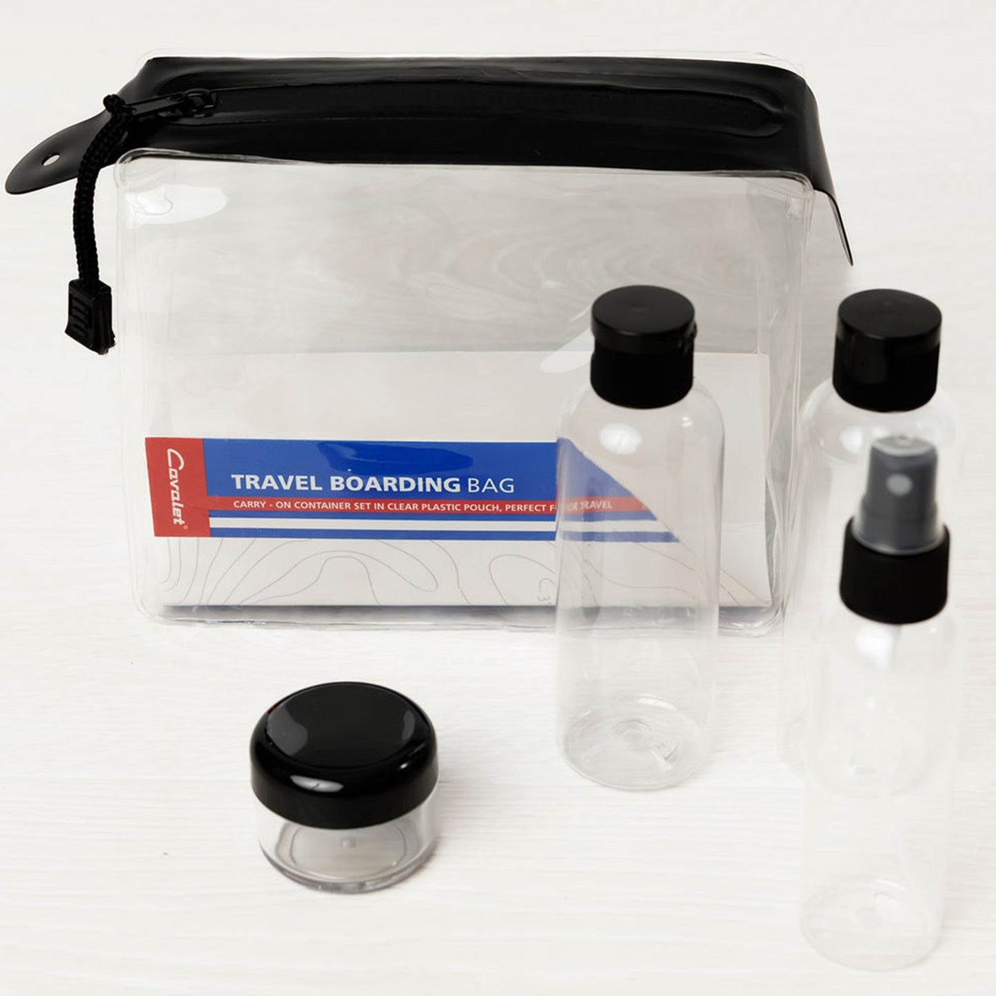 Travel Kit with Luggage Tag, Neck Pillow, Travel Bottles