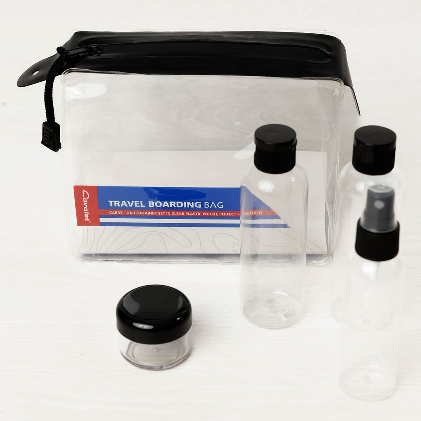 Travel Kit with Neck Pillow, Bottles, Tag, Strap, Mask